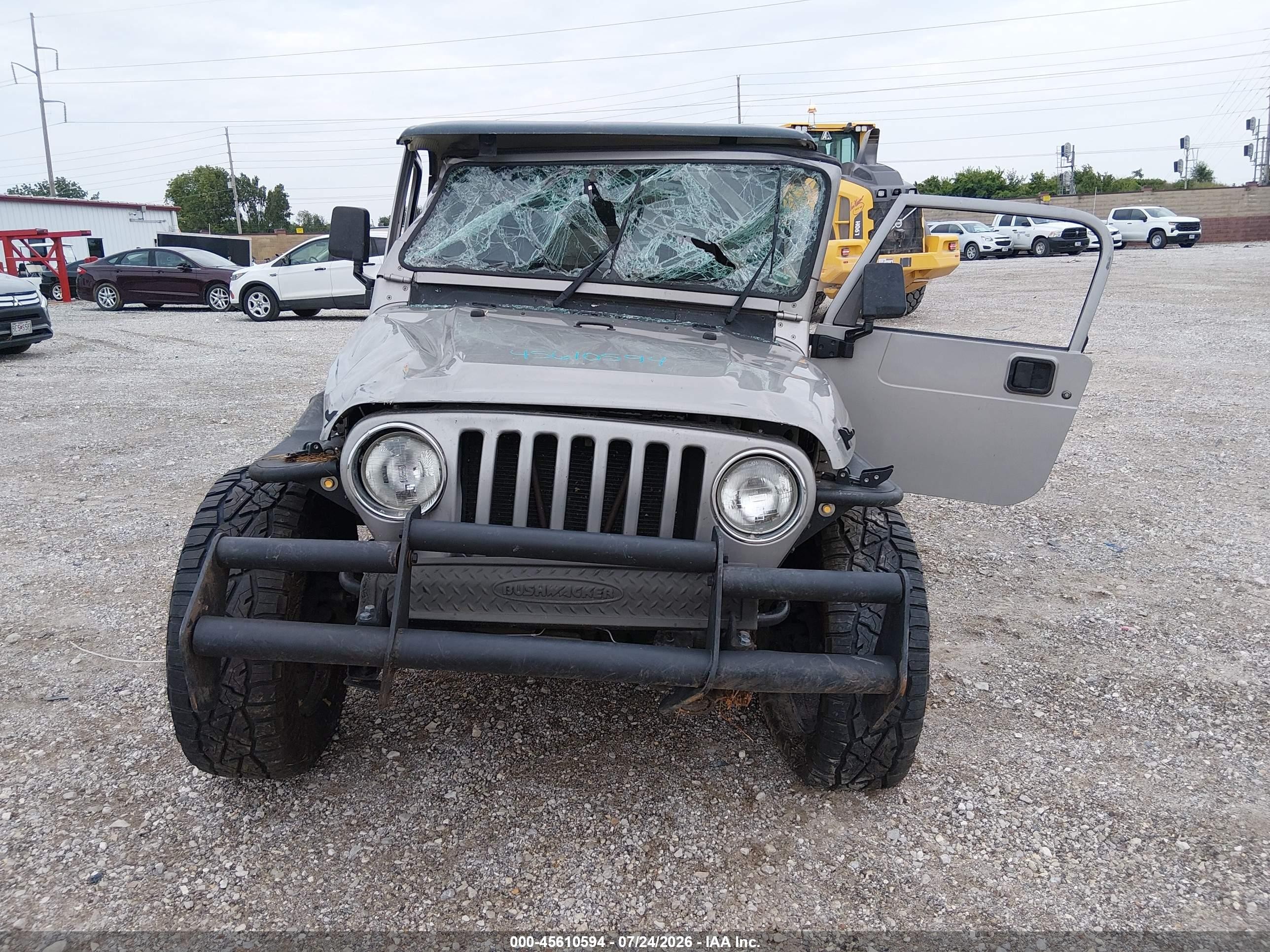 2002 Jeep Wrangler Sport Silver vin: 1J4FA49SX2P720266