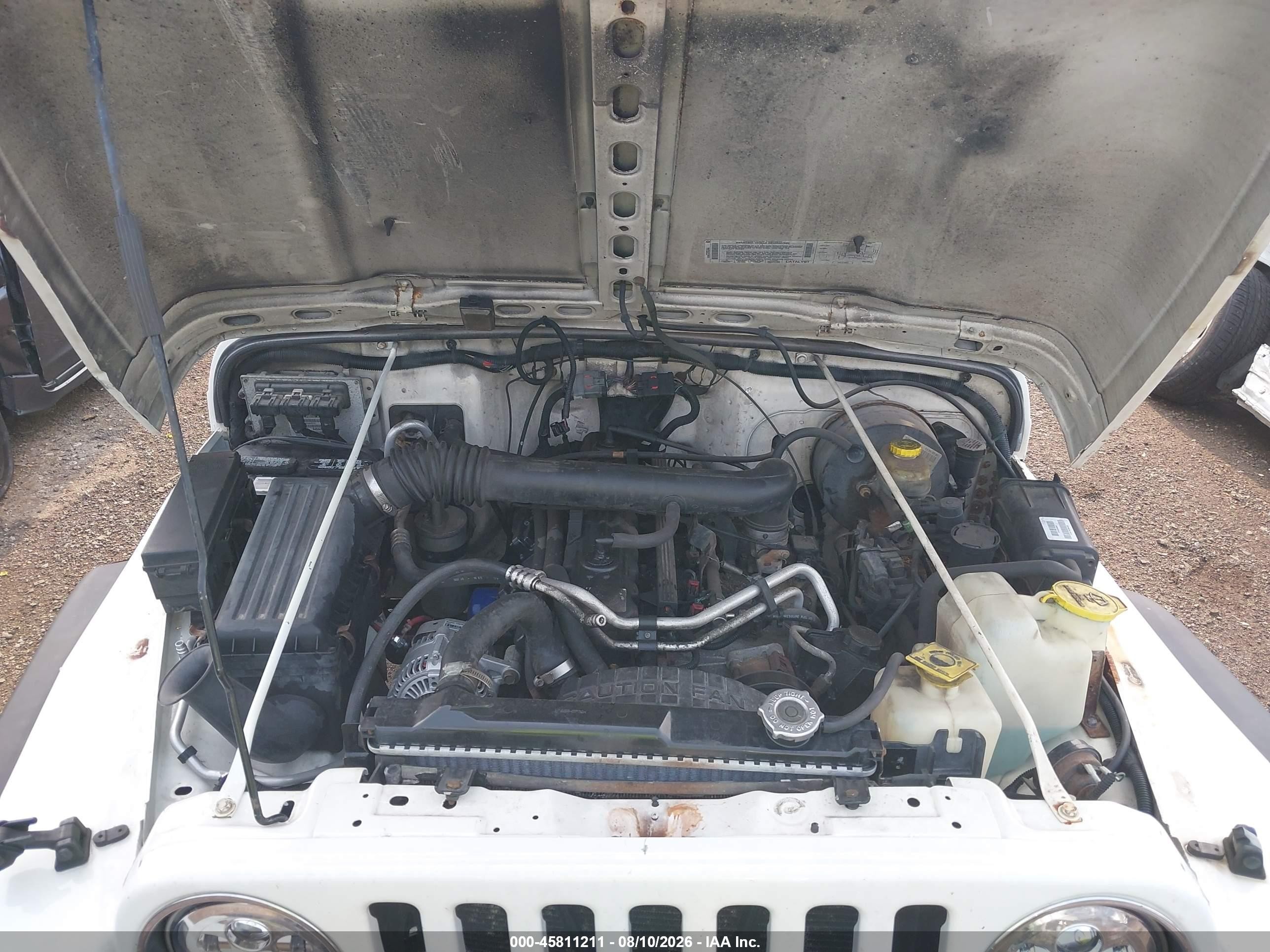 2002 Jeep Wrangler Sport Белый vin: 1J4FA49SX2P766762