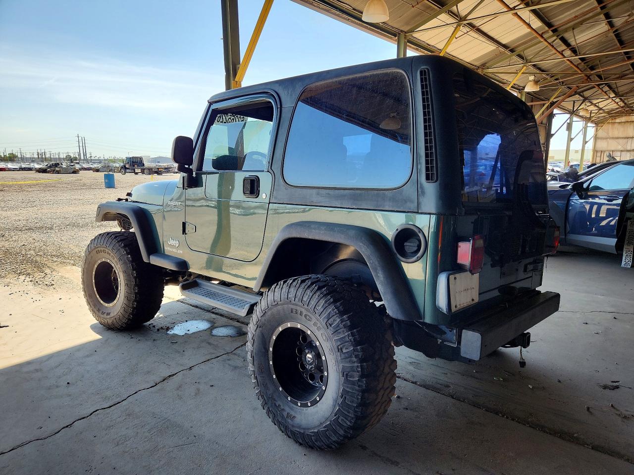 2004 Jeep Wrangler / Tj Sport Green vin: 1J4FA49SX4P702384