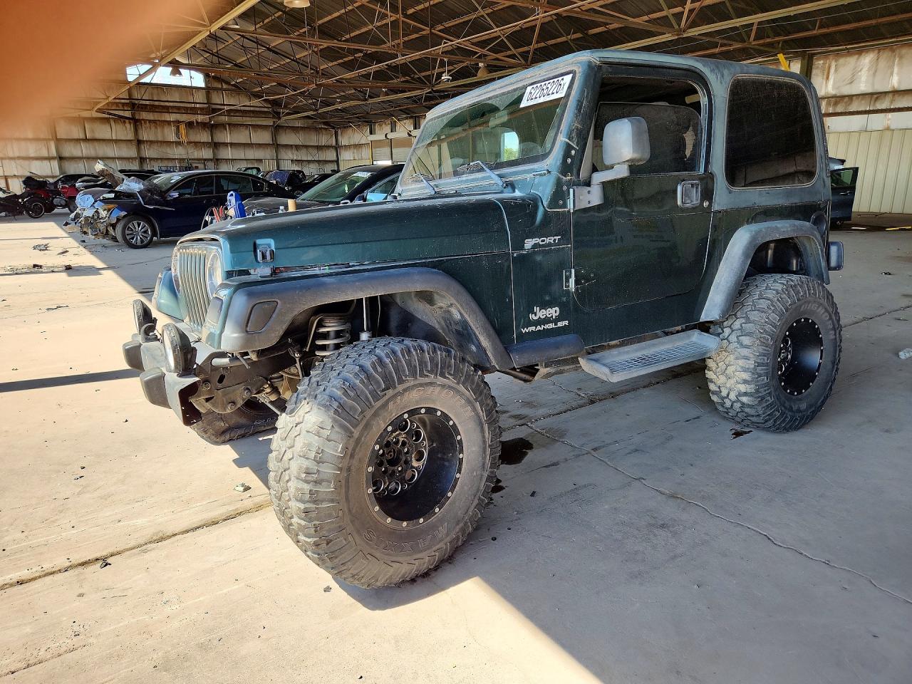 2004 Jeep Wrangler / Tj Sport Green vin: 1J4FA49SX4P702384