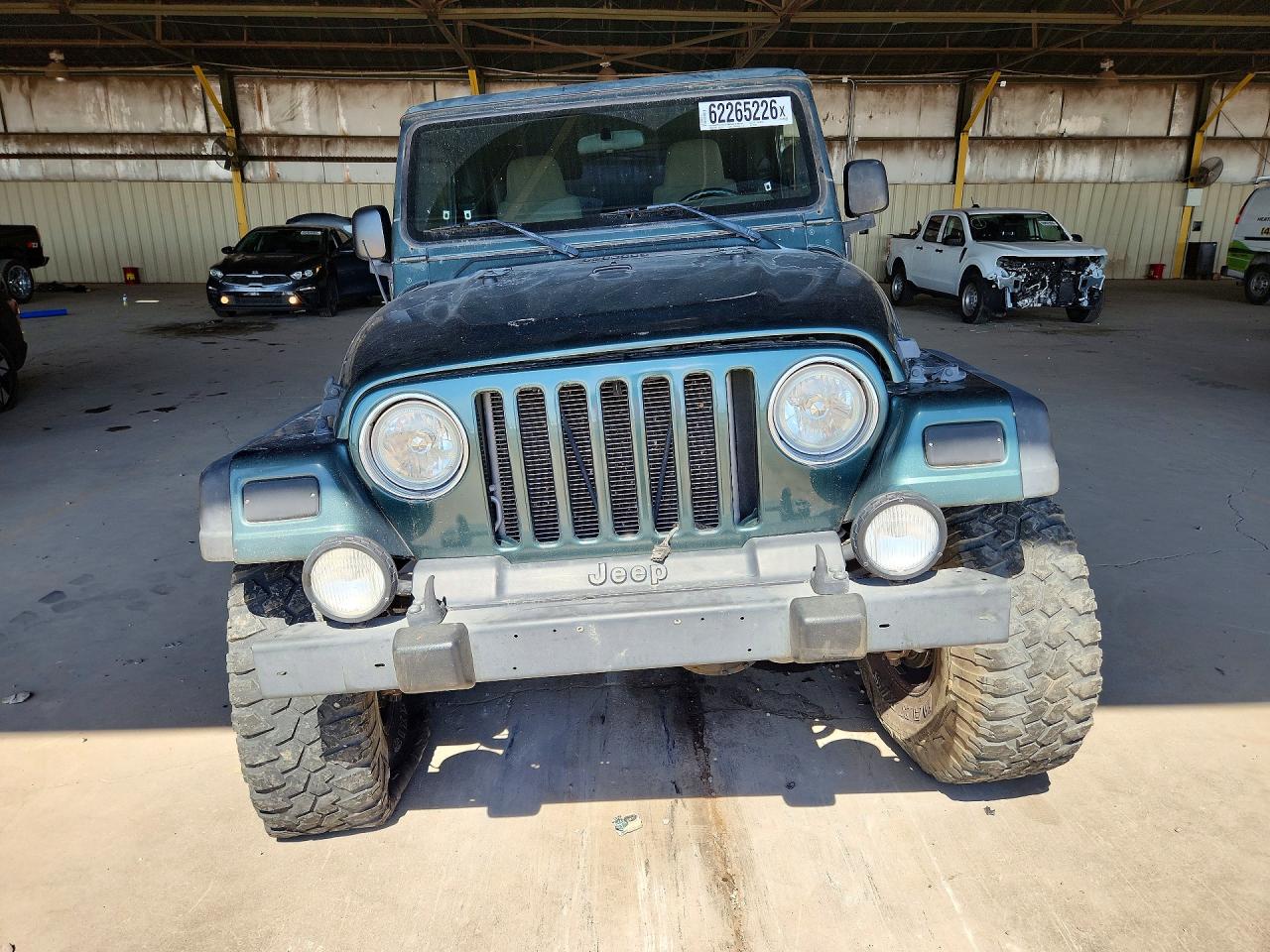 2004 Jeep Wrangler / Tj Sport Green vin: 1J4FA49SX4P702384
