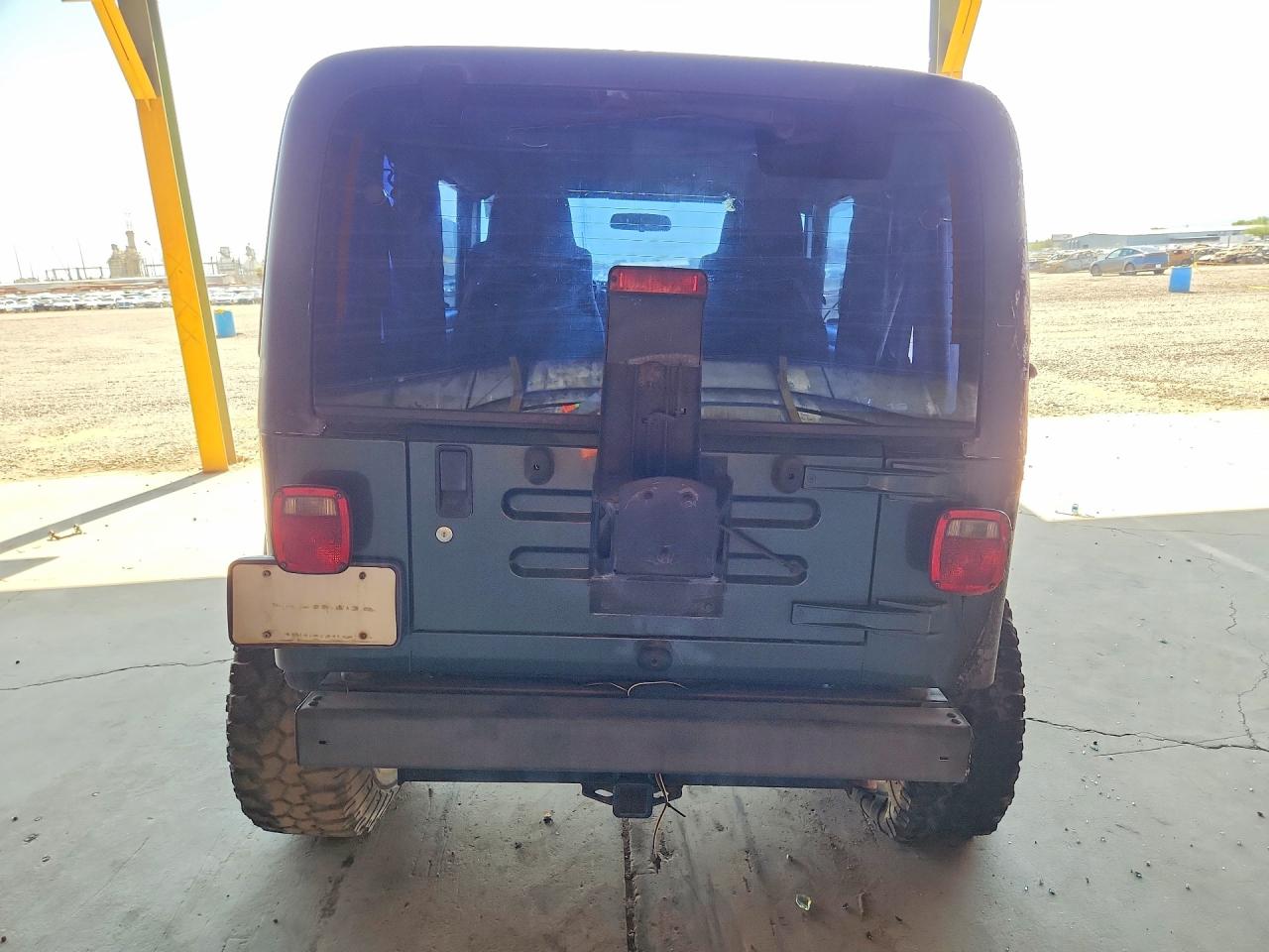 2004 Jeep Wrangler / Tj Sport Green vin: 1J4FA49SX4P702384