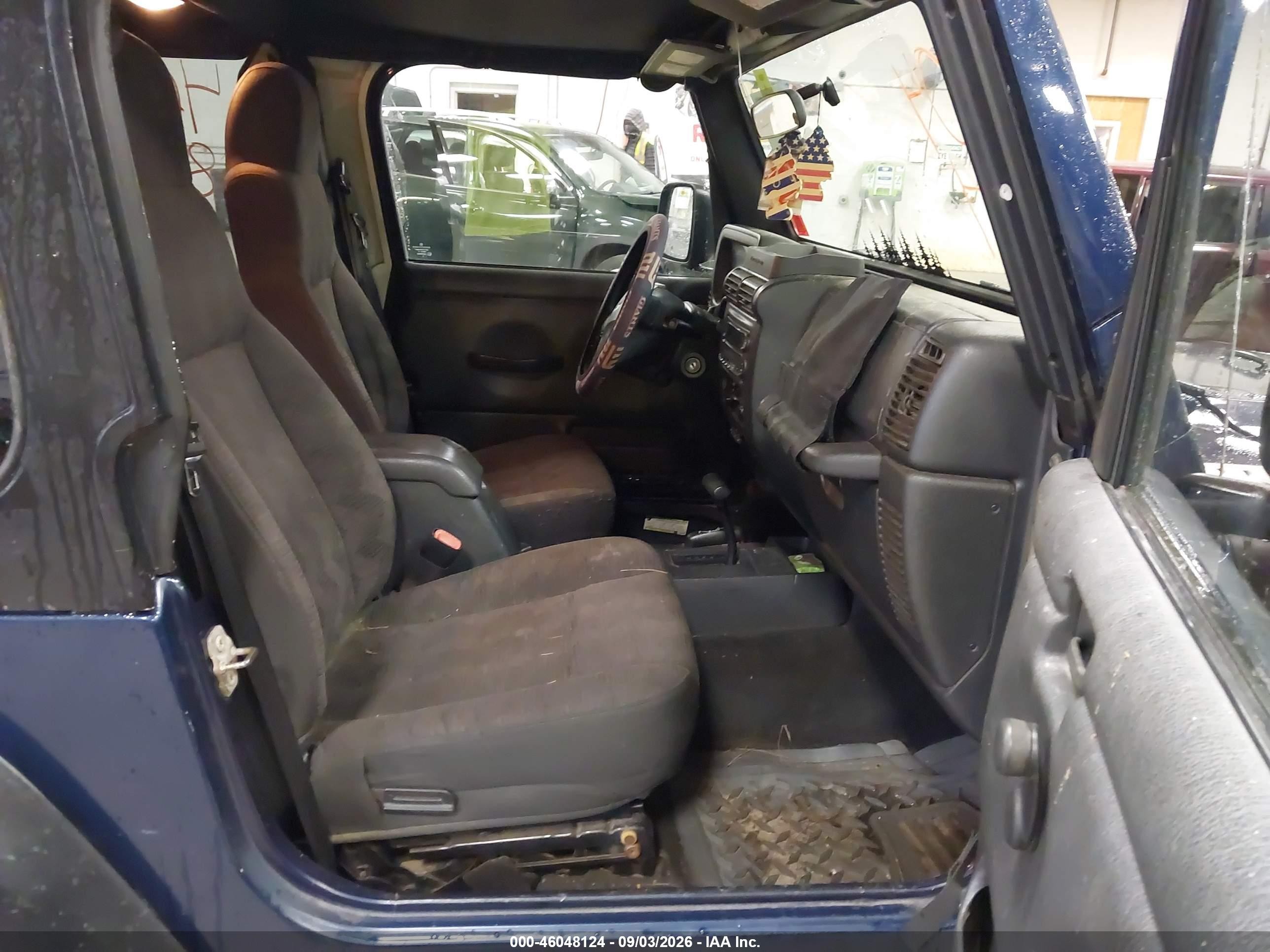 2005 Jeep Wrangler Sport Blue vin: 1J4FA49SX5P367399