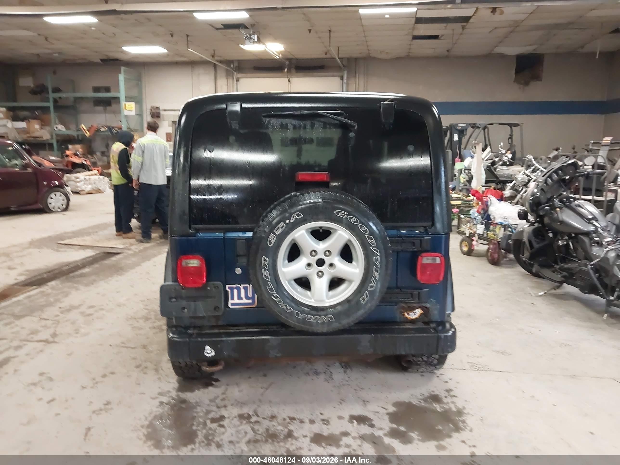 2005 Jeep Wrangler Sport Blue vin: 1J4FA49SX5P367399
