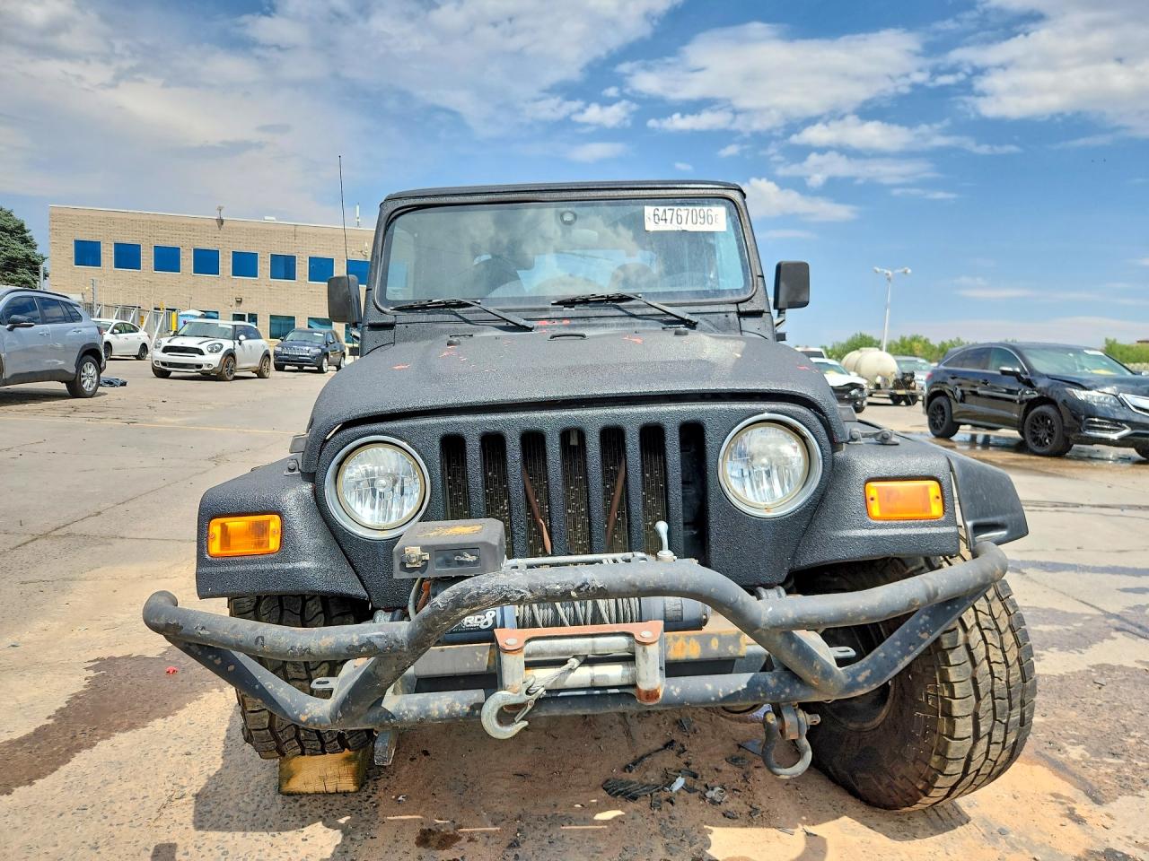 2000 Jeep Wrangler / Tj Sport Gray vin: 1J4FA49SXYP729655