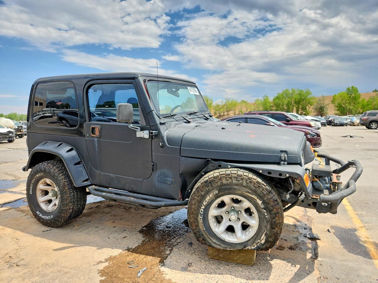 2000 Jeep Wrangler / Tj Sport Gray vin: 1J4FA49SXYP729655