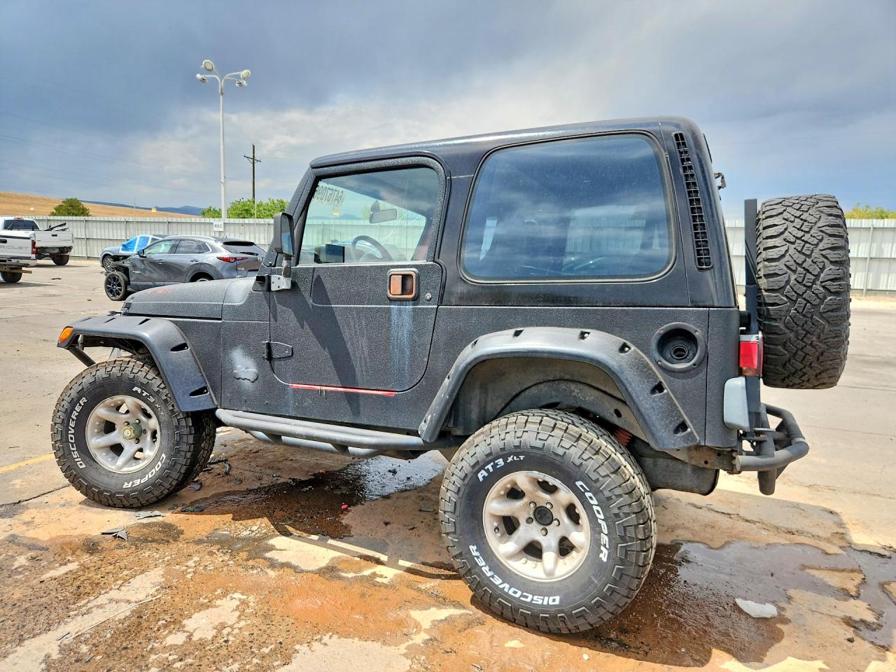 2000 Jeep Wrangler / Tj Sport Gray vin: 1J4FA49SXYP729655