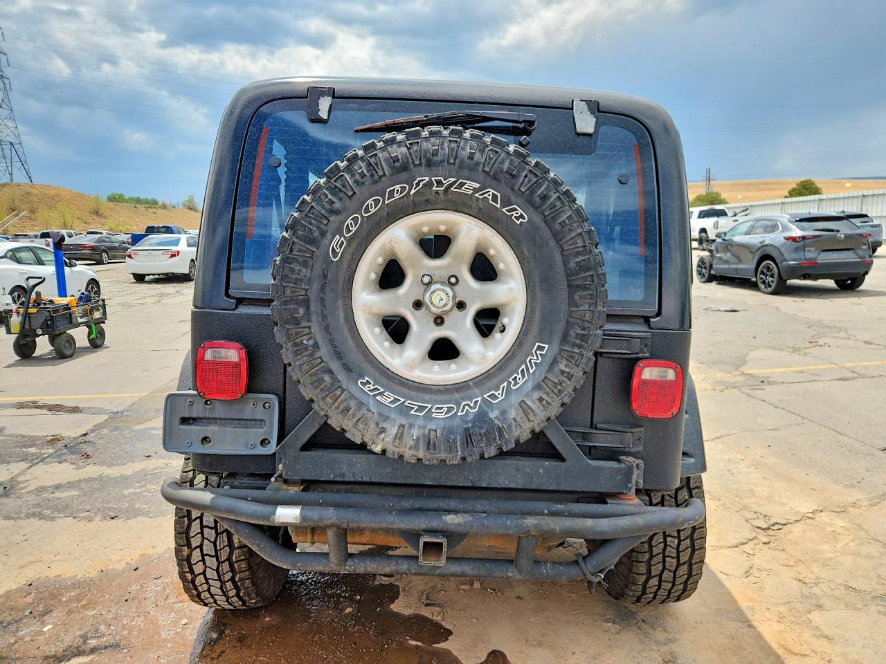 2000 Jeep Wrangler / Tj Sport Gray vin: 1J4FA49SXYP729655