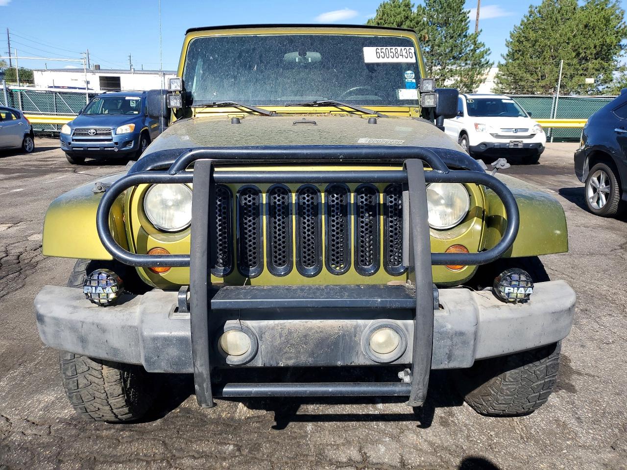 2007 Jeep Wrangler Sahara Green vin: 1J4FA54137L160528