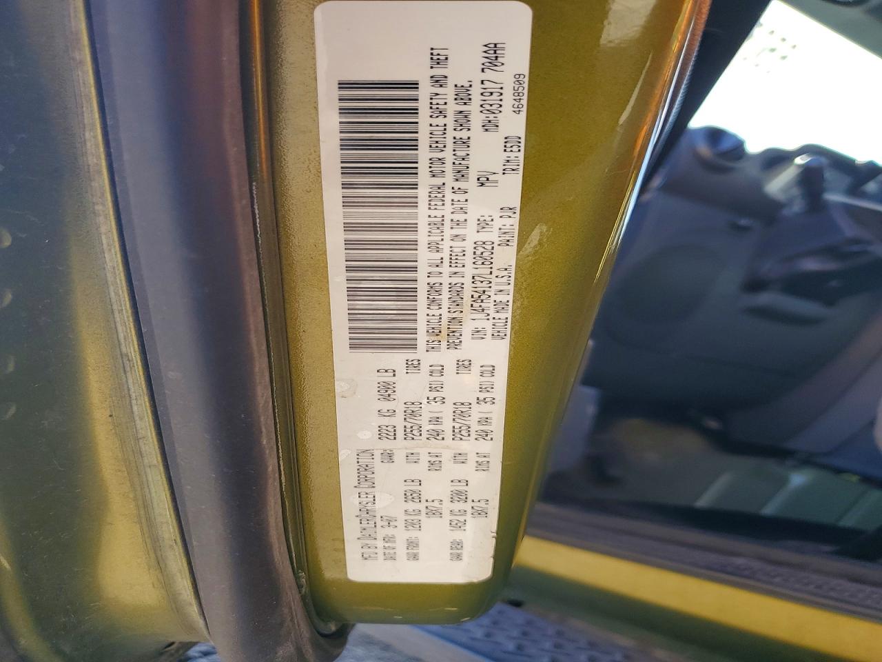 2007 Jeep Wrangler Sahara Green vin: 1J4FA54137L160528