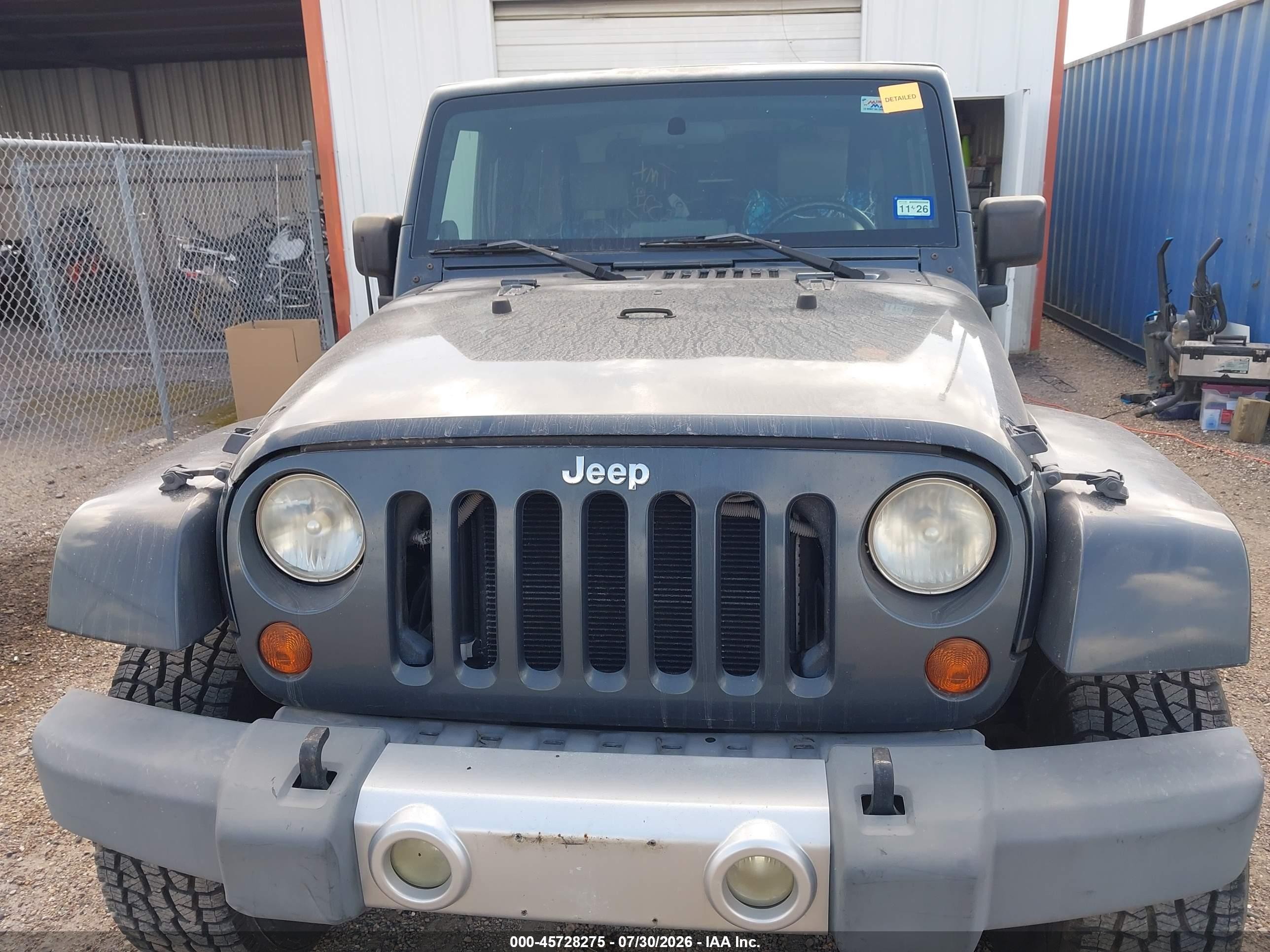 2008 Jeep Wrangler Sahara Gray vin: 1J4FA54138L552863