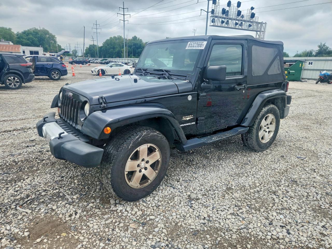 2009 Jeep Wrangler Sahara Black vin: 1J4FA54139L775910