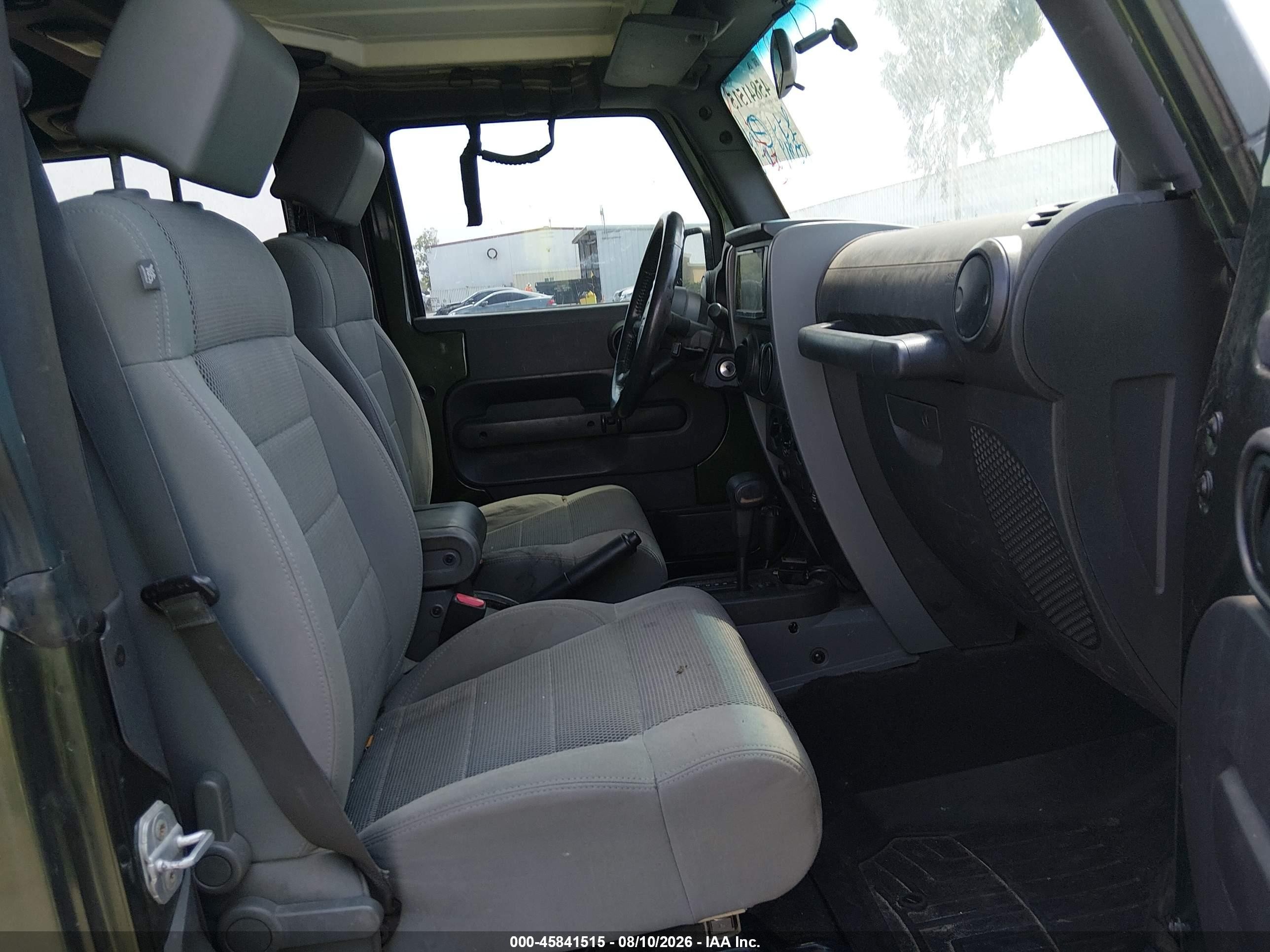 2007 Jeep Wrangler Sahara Green vin: 1J4FA54147L177144