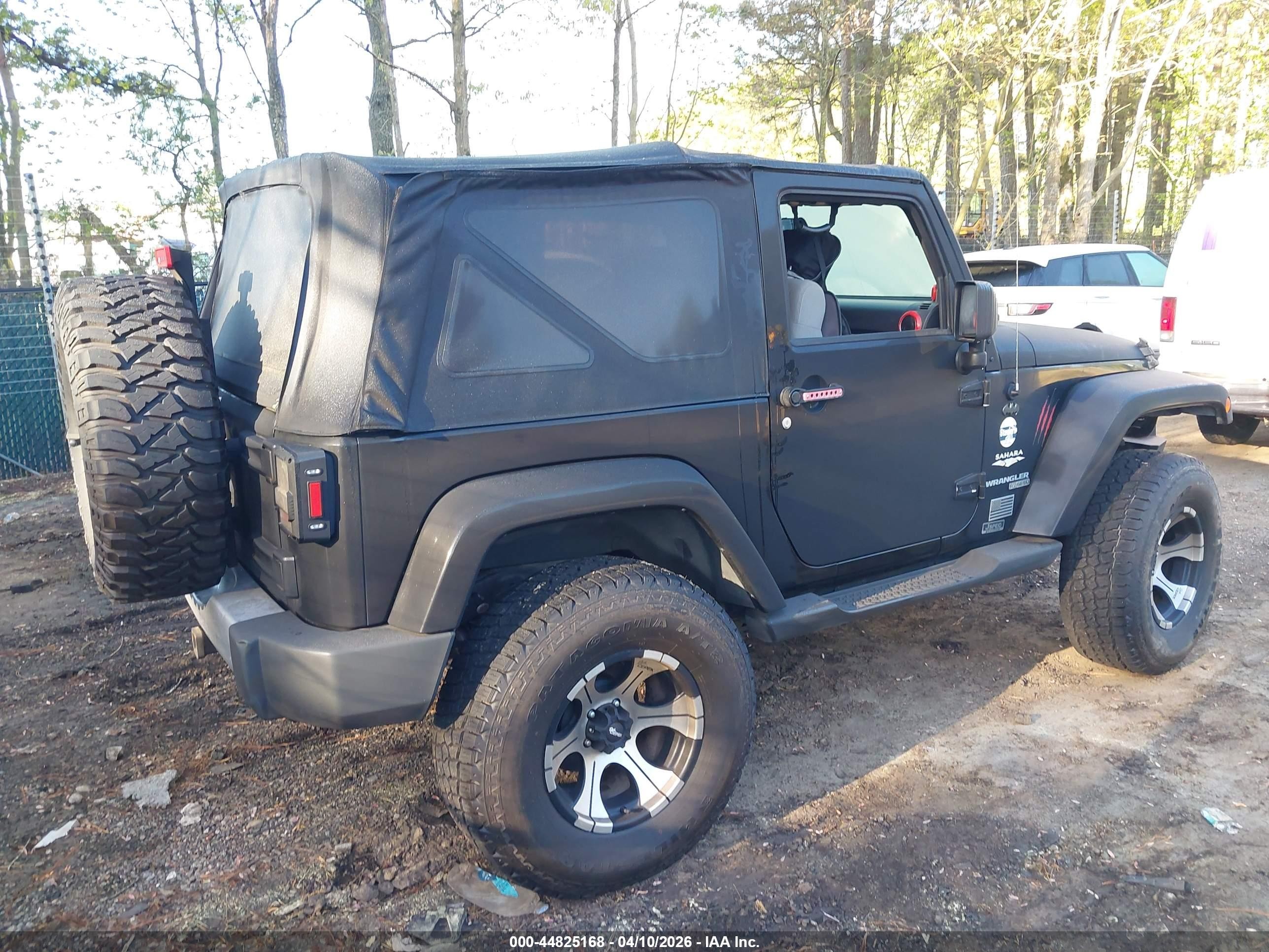 2008 Jeep Wrangler Sahara Black vin: 1J4FA54148L567095
