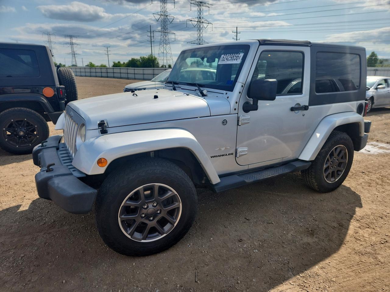 2008 Jeep Wrangler Sahara Серебряный vin: 1J4FA54158L543422