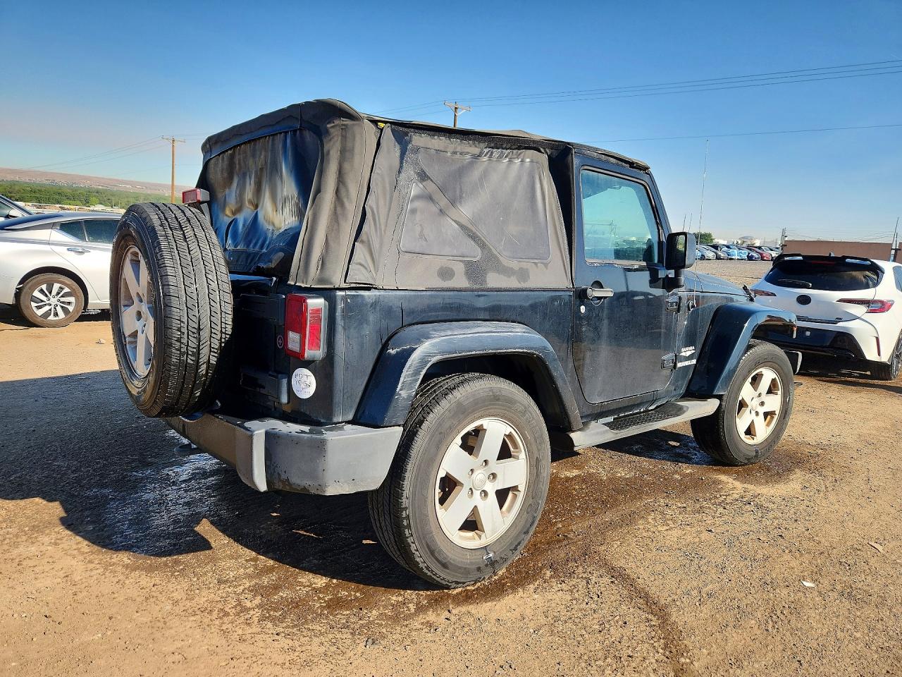 2007 Jeep Wrangler Sahara Черный vin: 1J4FA54167L125935