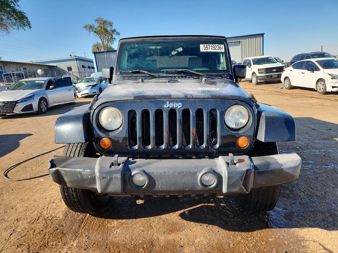 2007 Jeep Wrangler Sahara Черный vin: 1J4FA54167L125935