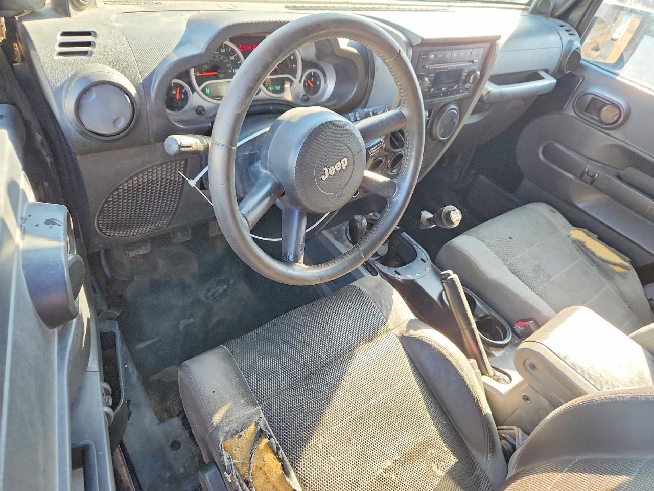 2007 Jeep Wrangler Sahara Черный vin: 1J4FA54167L125935