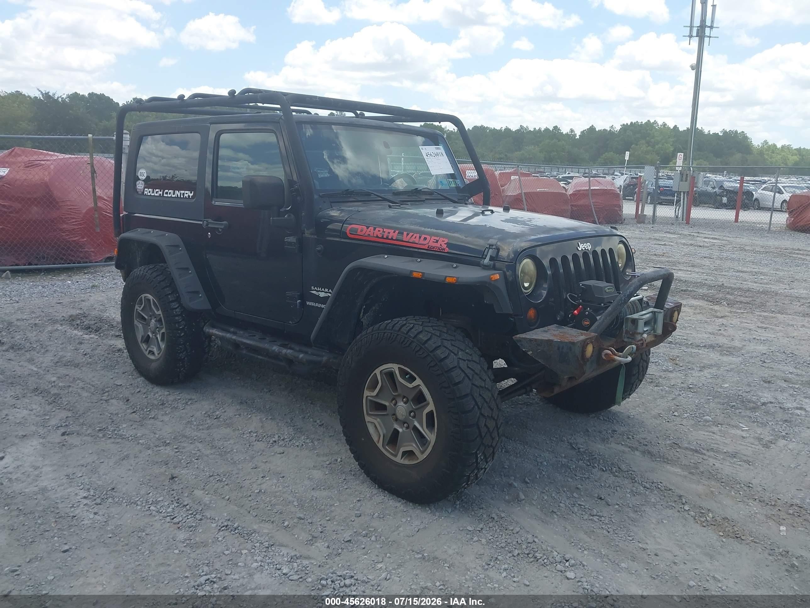2008 Jeep Wrangler Sahara Black vin: 1J4FA54168L578941