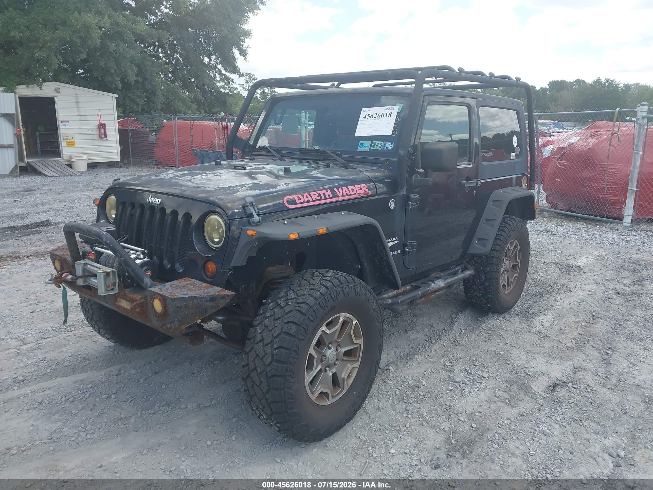 2008 Jeep Wrangler Sahara Black vin: 1J4FA54168L578941