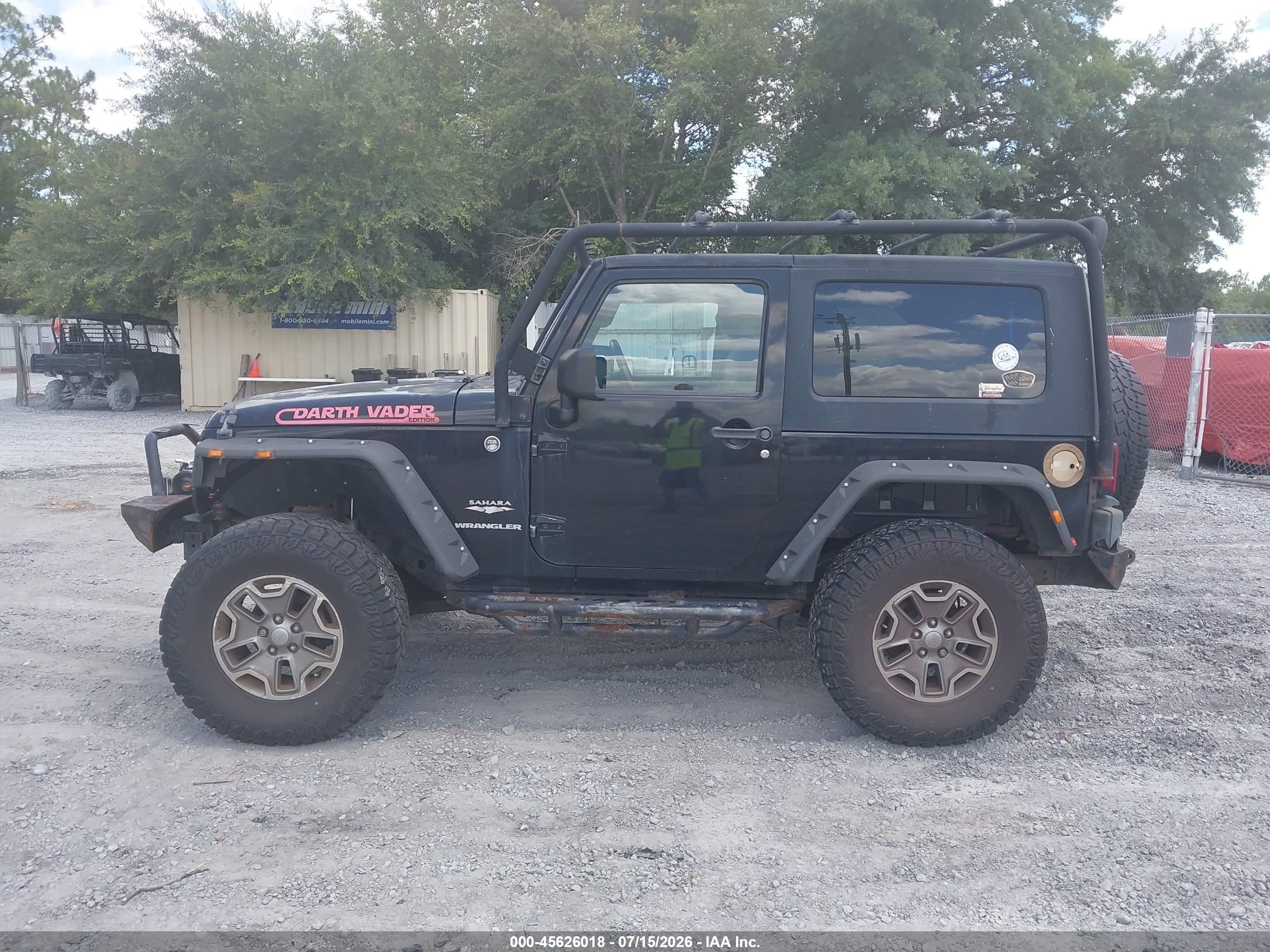 2008 Jeep Wrangler Sahara Black vin: 1J4FA54168L578941