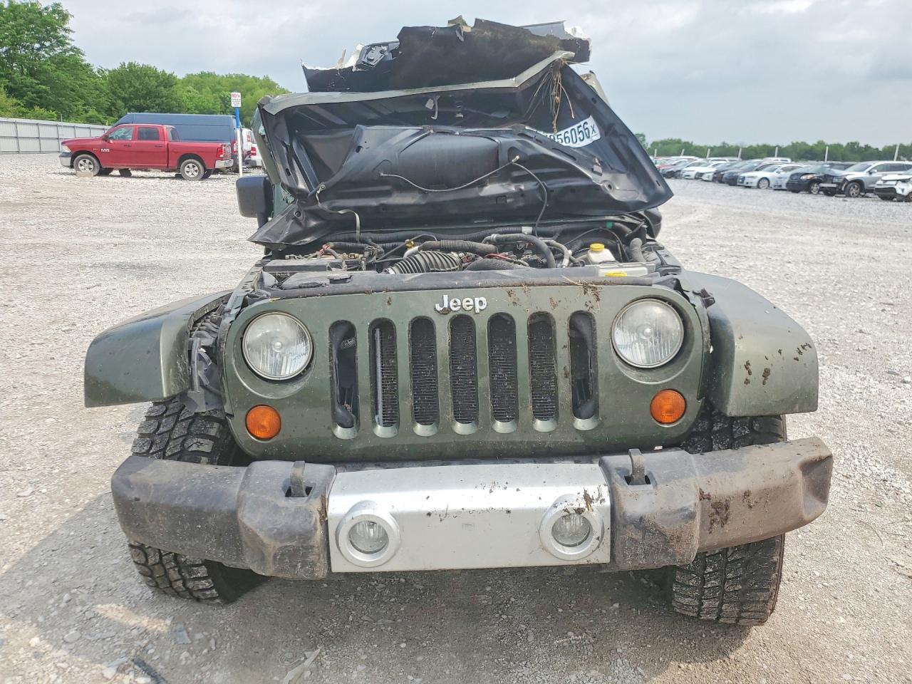 2008 Jeep Wrangler Sahara Green vin: 1J4FA54168L622632