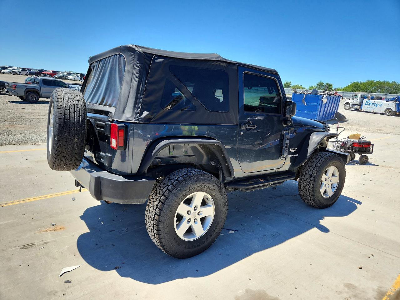 2008 Jeep Wrangler Sahara Blue vin: 1J4FA54178L617620