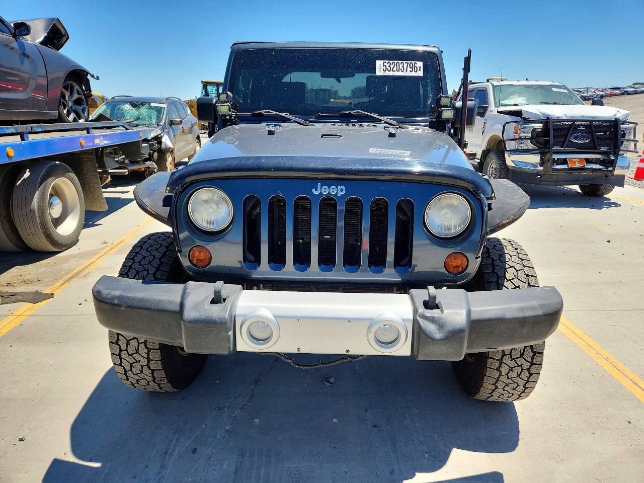 2008 Jeep Wrangler Sahara Blue vin: 1J4FA54178L617620