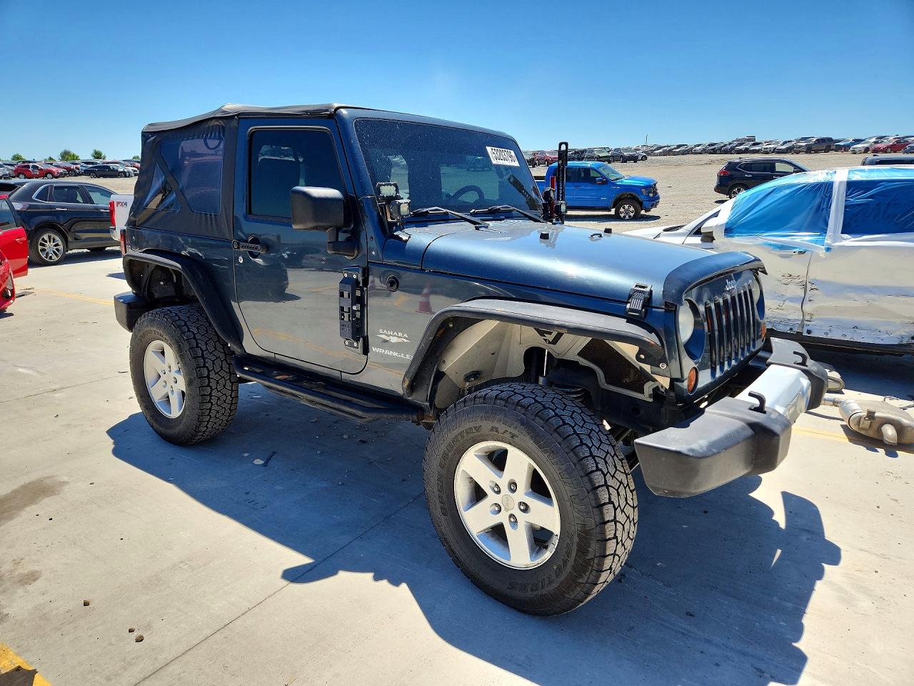 2008 Jeep Wrangler Sahara Blue vin: 1J4FA54178L617620