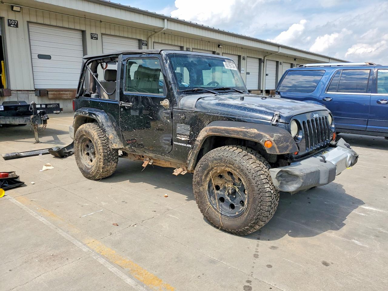 2009 Jeep Wrangler Sahara Черный vin: 1J4FA54179L700644