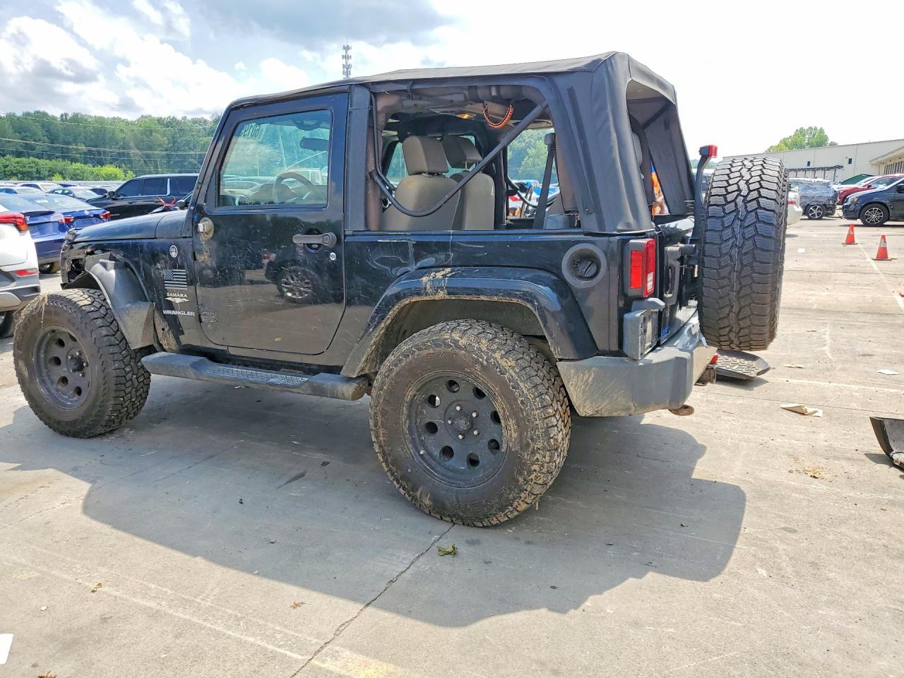 2009 Jeep Wrangler Sahara Черный vin: 1J4FA54179L700644