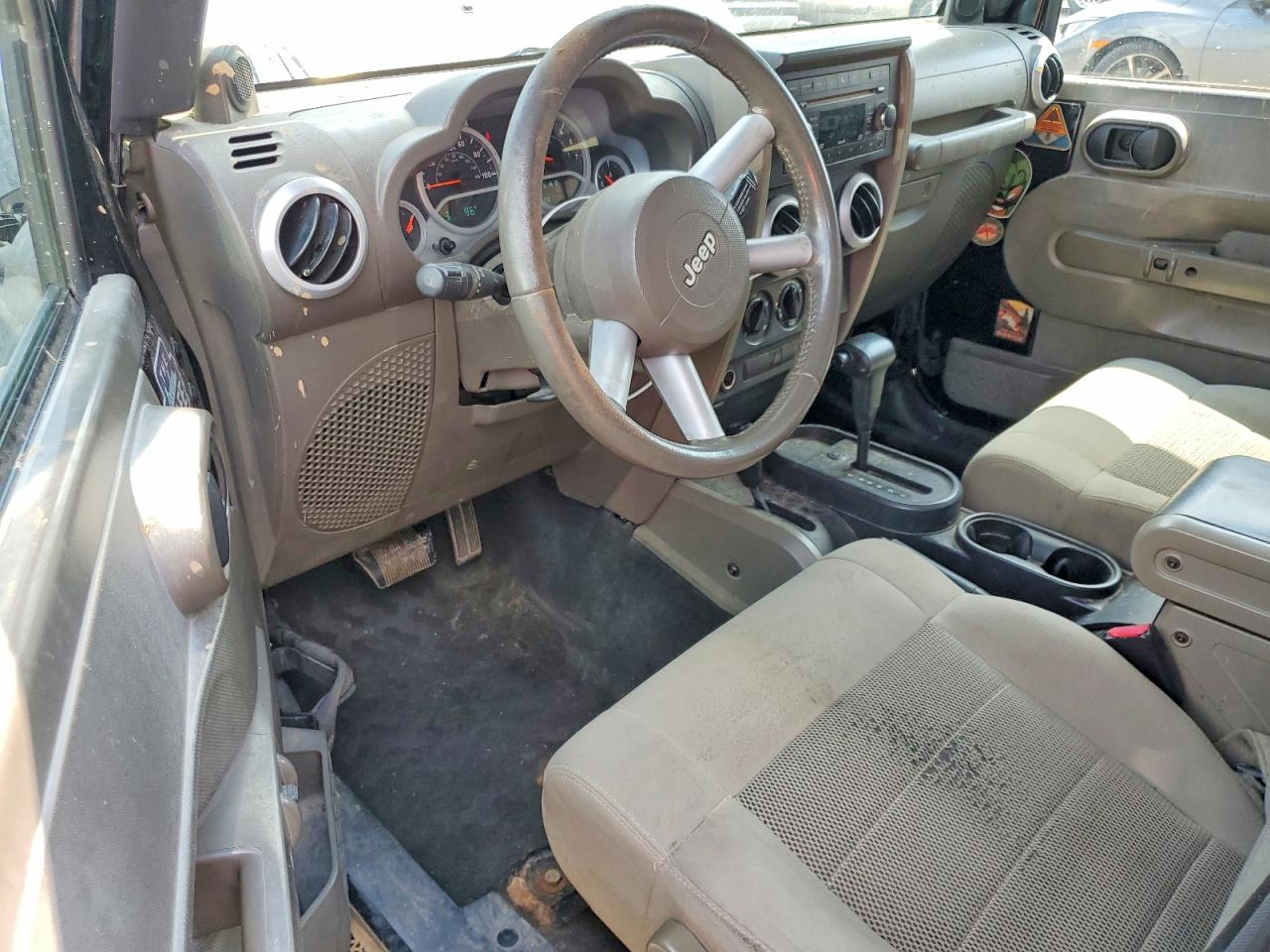 2009 Jeep Wrangler Sahara Черный vin: 1J4FA54179L700644