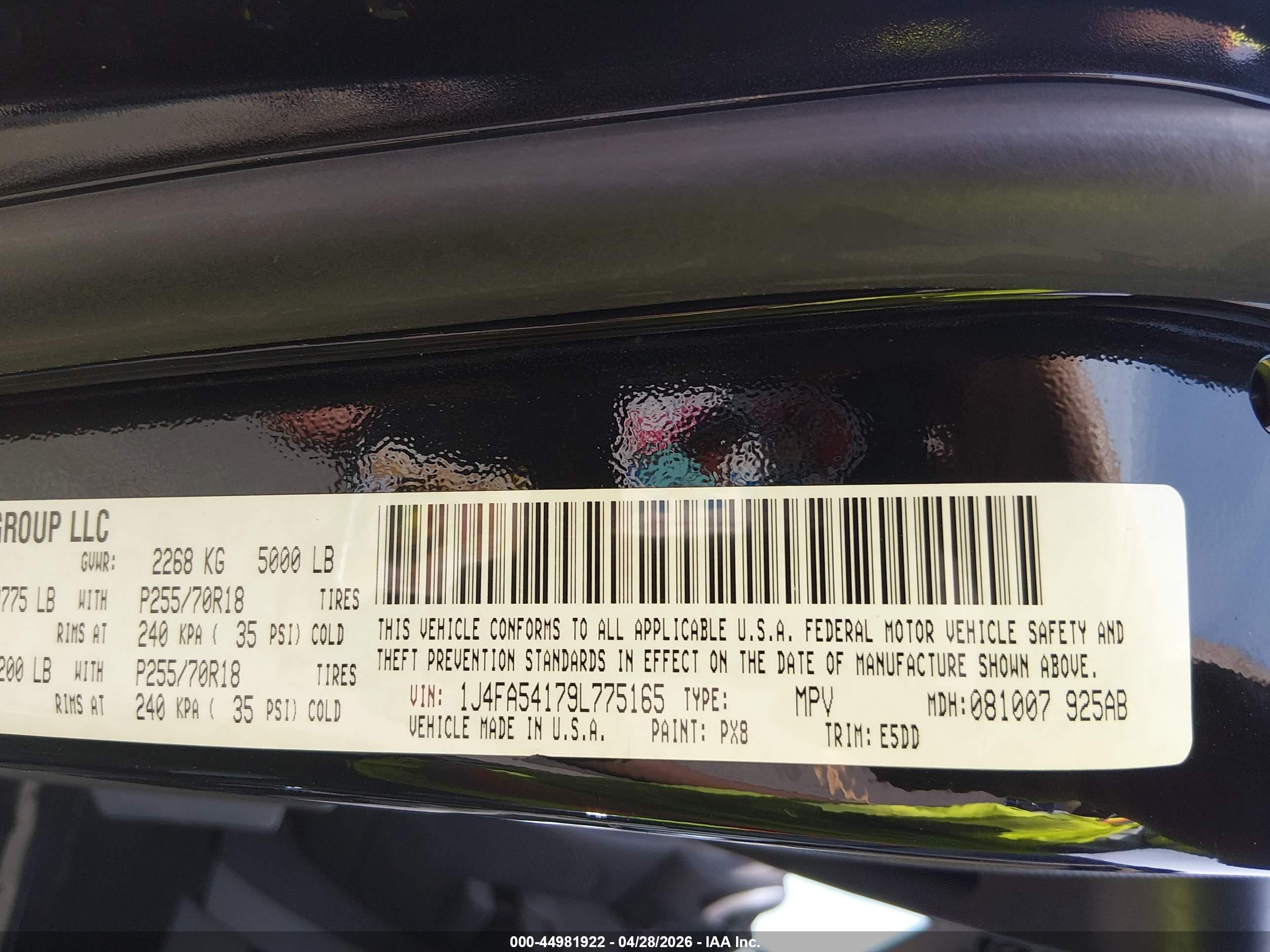 2009 Jeep Wrangler Sahara Black vin: 1J4FA54179L775165