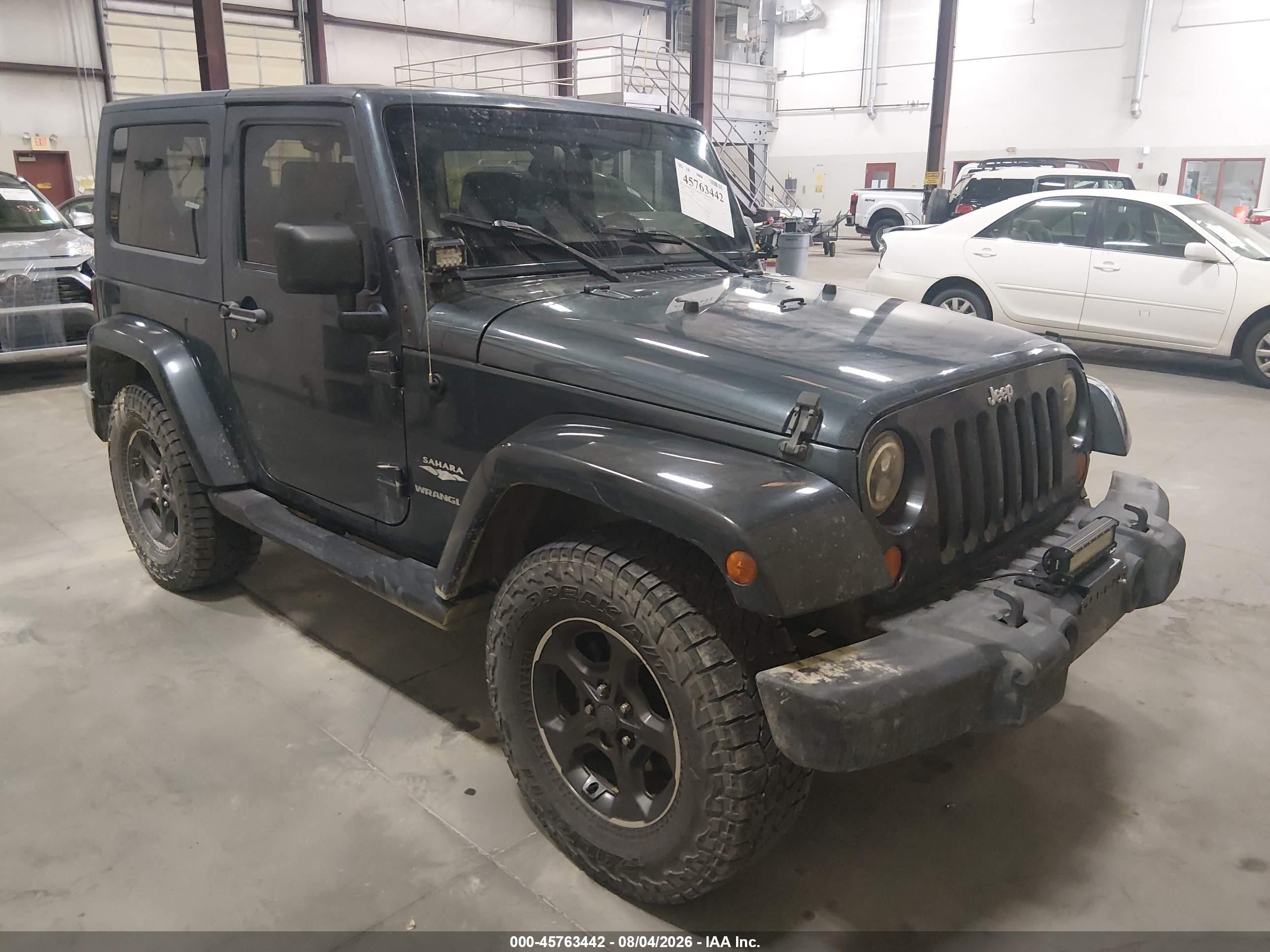 2007 Jeep Wrangler Sahara Синий vin: 1J4FA54187L108912