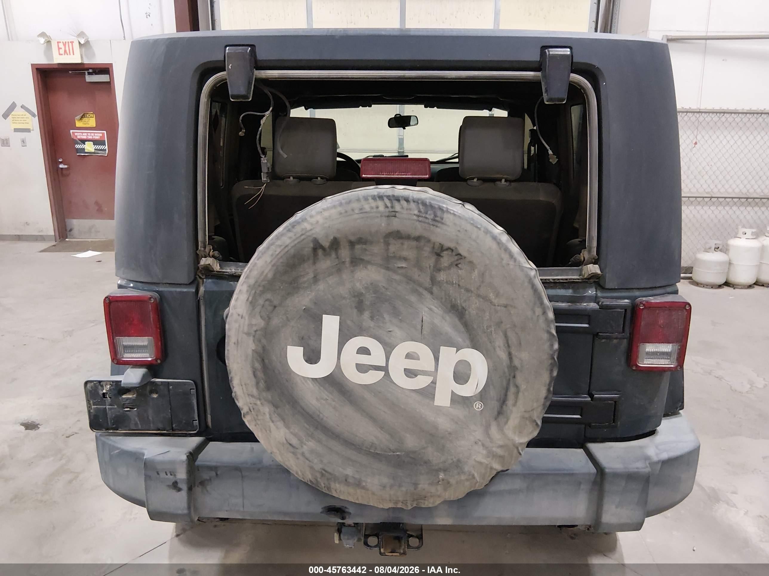 2007 Jeep Wrangler Sahara Синий vin: 1J4FA54187L108912