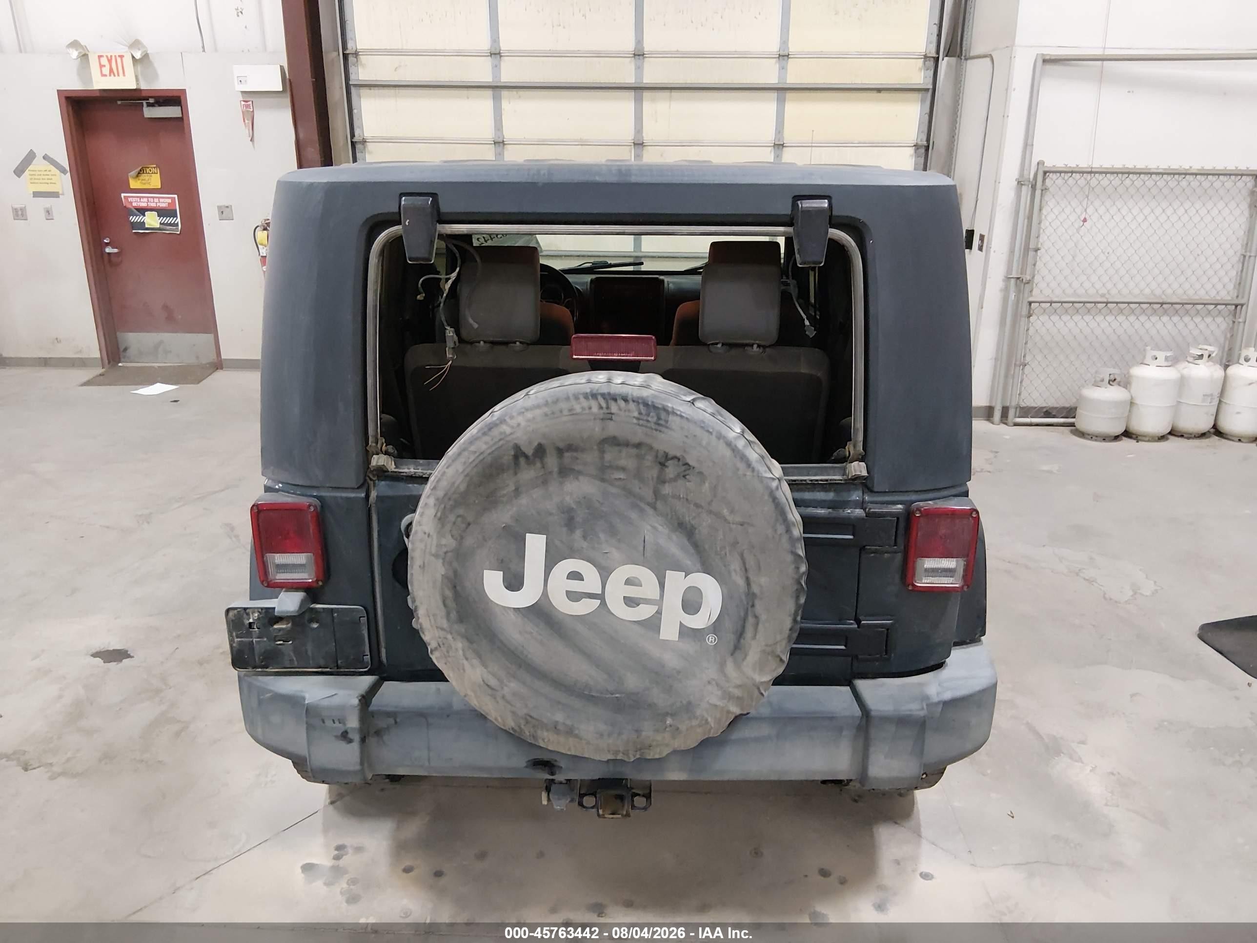 2007 Jeep Wrangler Sahara Синий vin: 1J4FA54187L108912