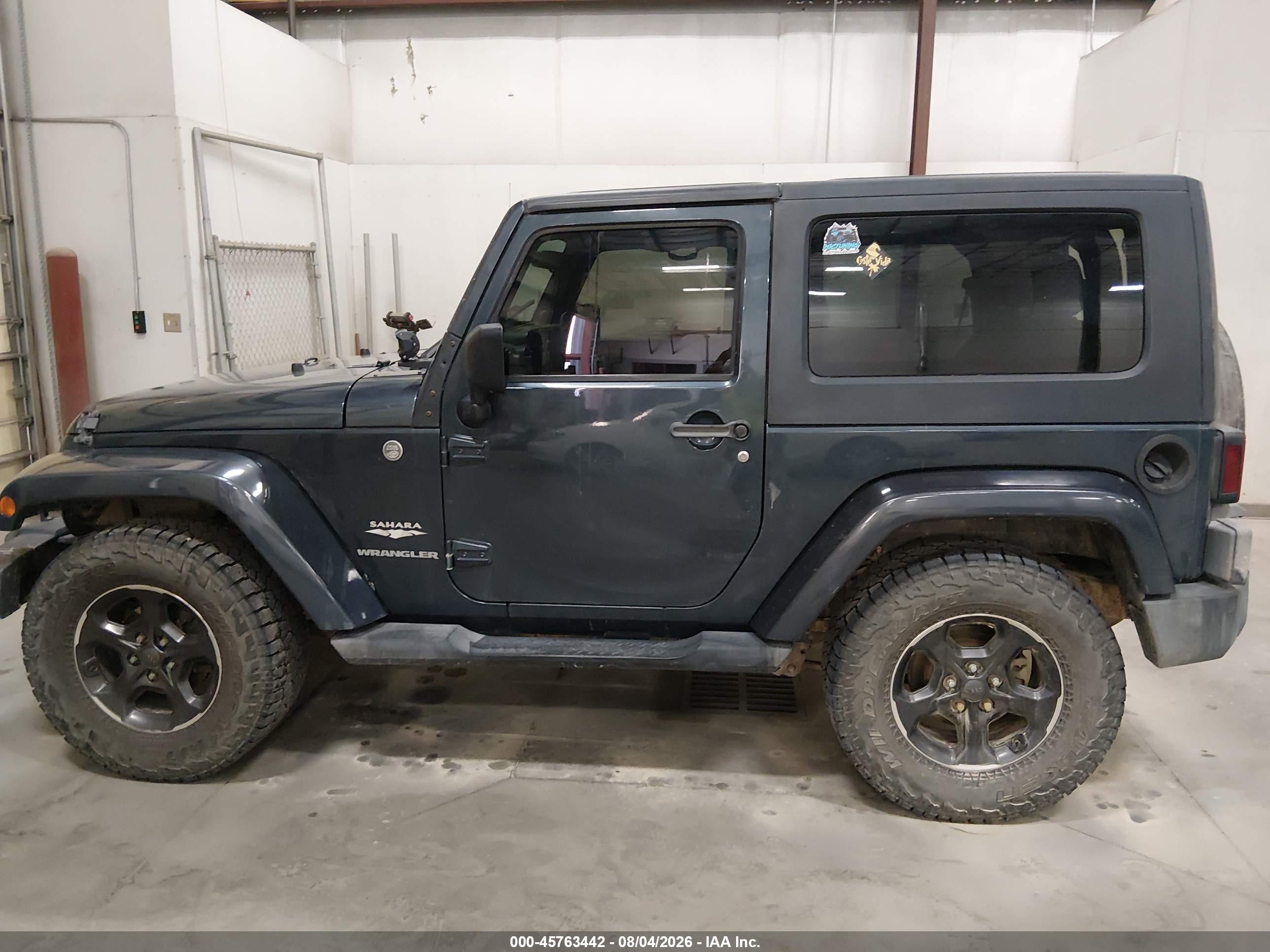 2007 Jeep Wrangler Sahara Синий vin: 1J4FA54187L108912
