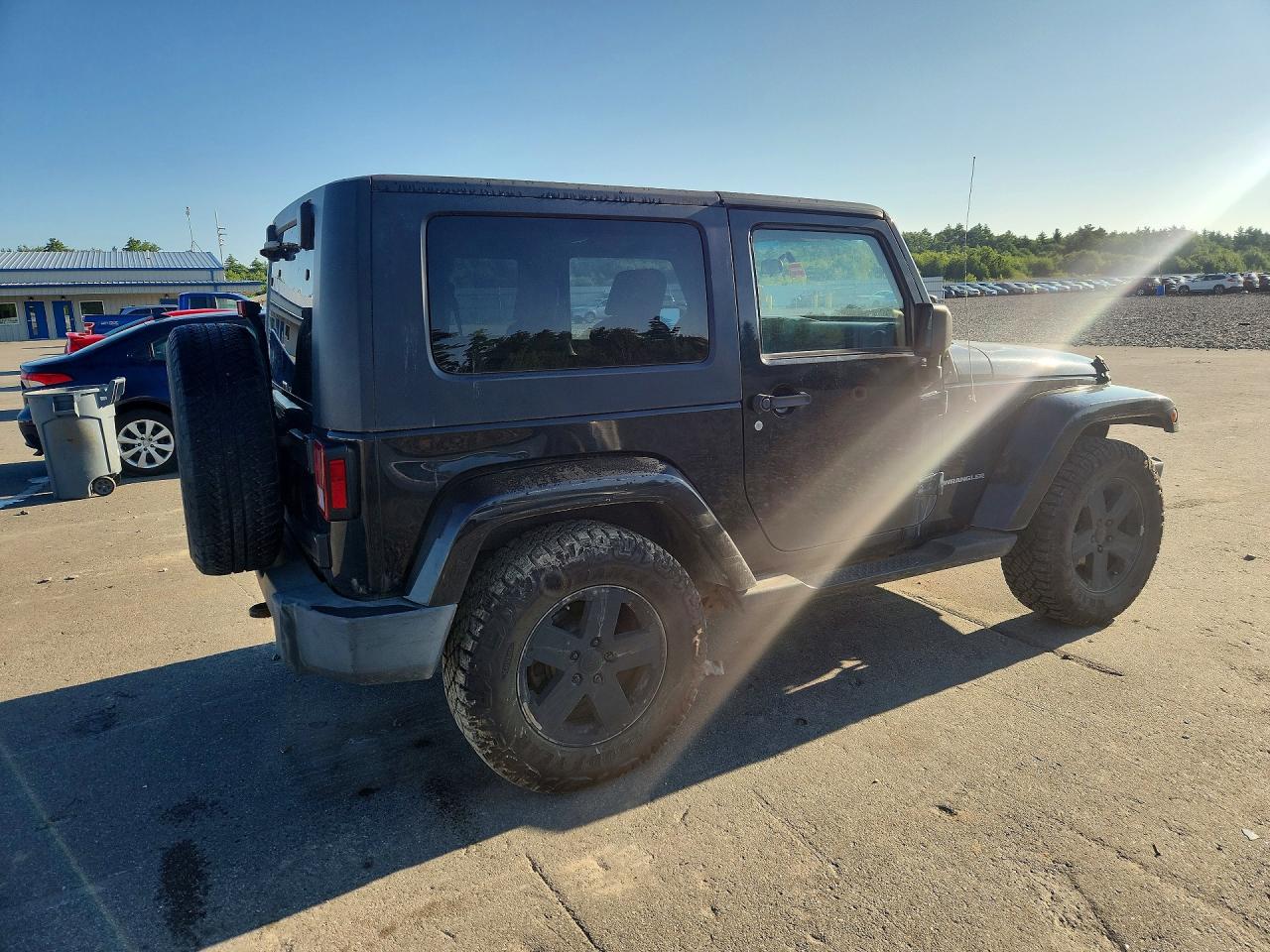 2007 Jeep Wrangler Sahara Black vin: 1J4FA54187L202045