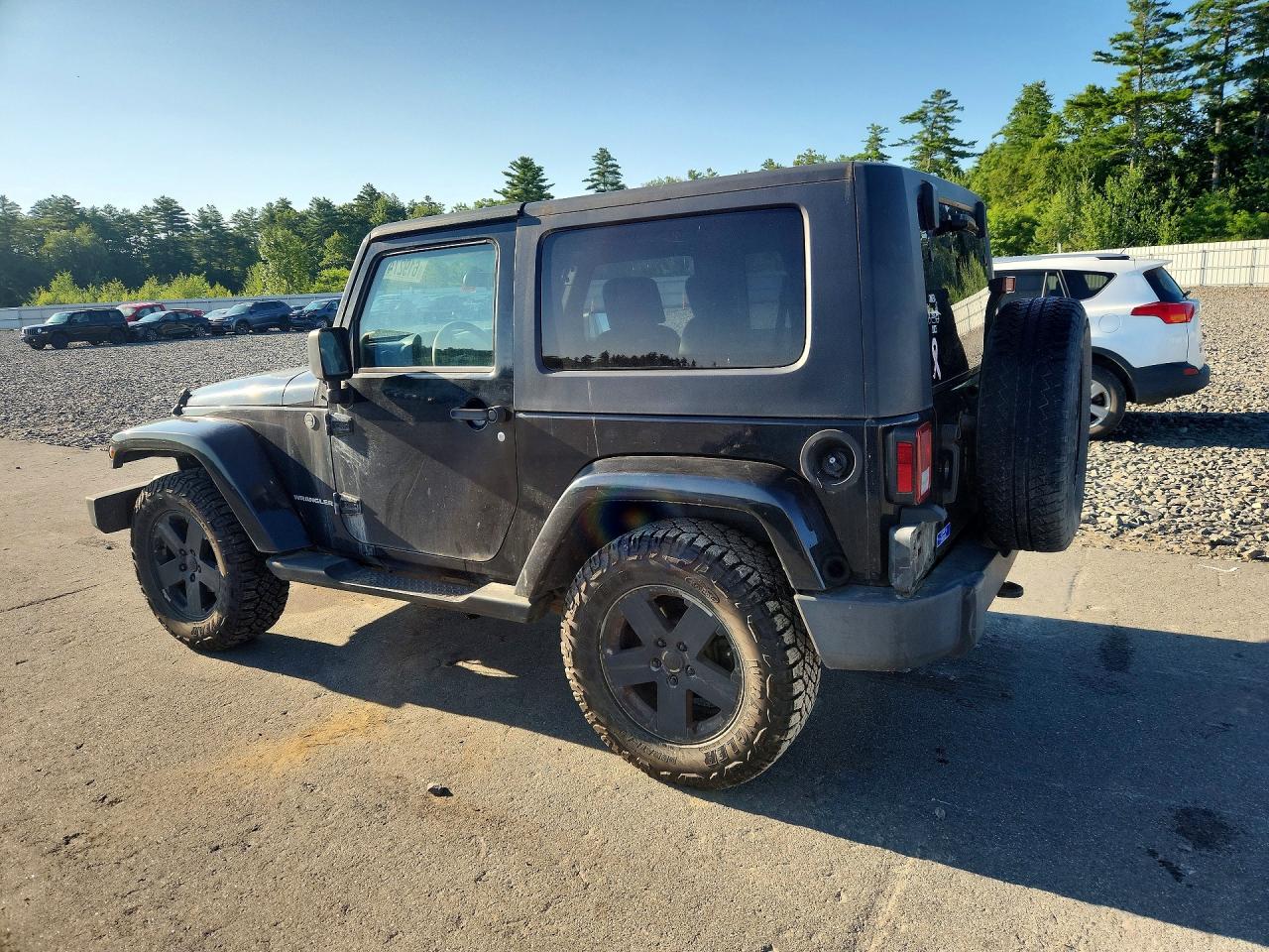 2007 Jeep Wrangler Sahara Black vin: 1J4FA54187L202045