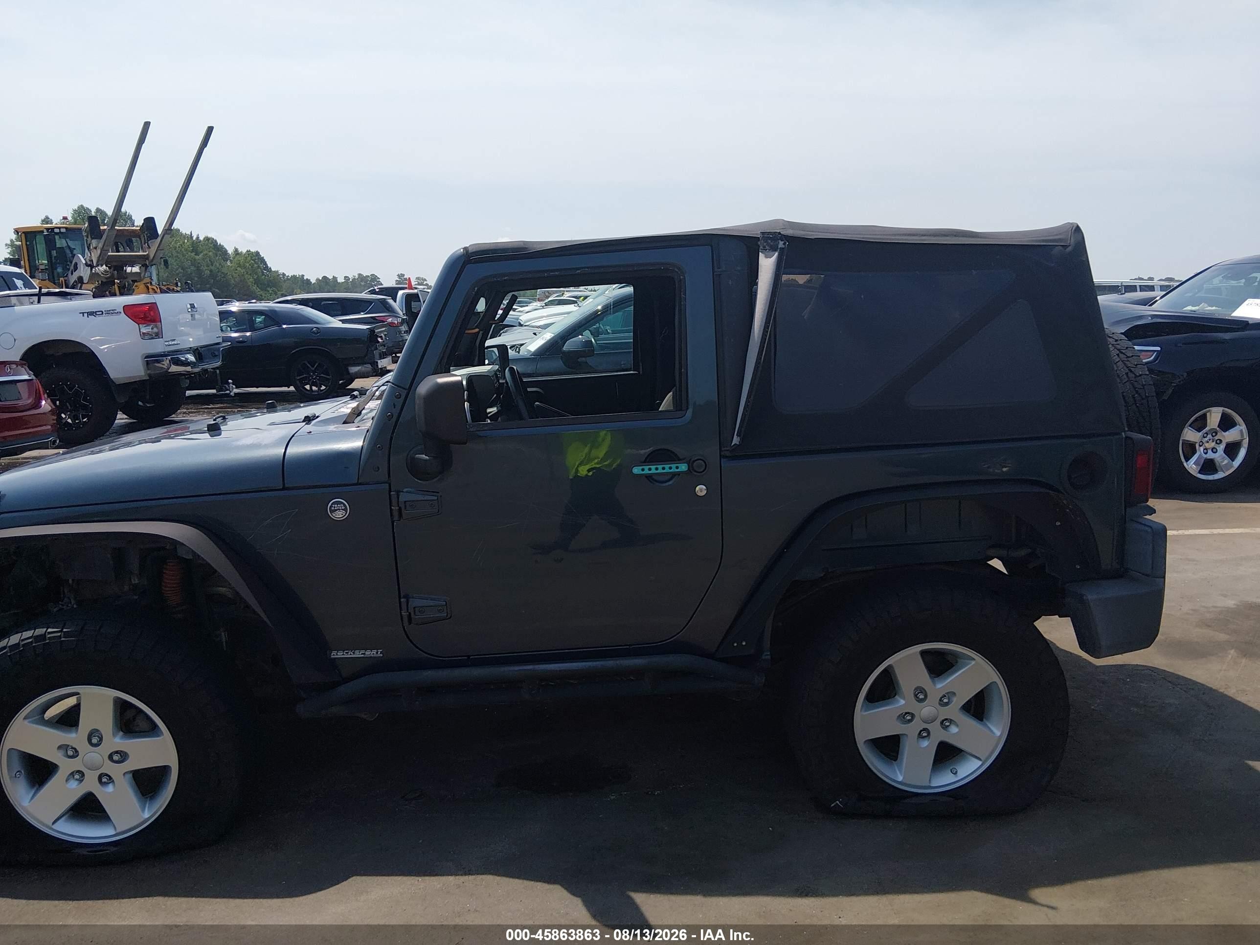 2008 Jeep Wrangler Sahara Blue vin: 1J4FA54198L538949