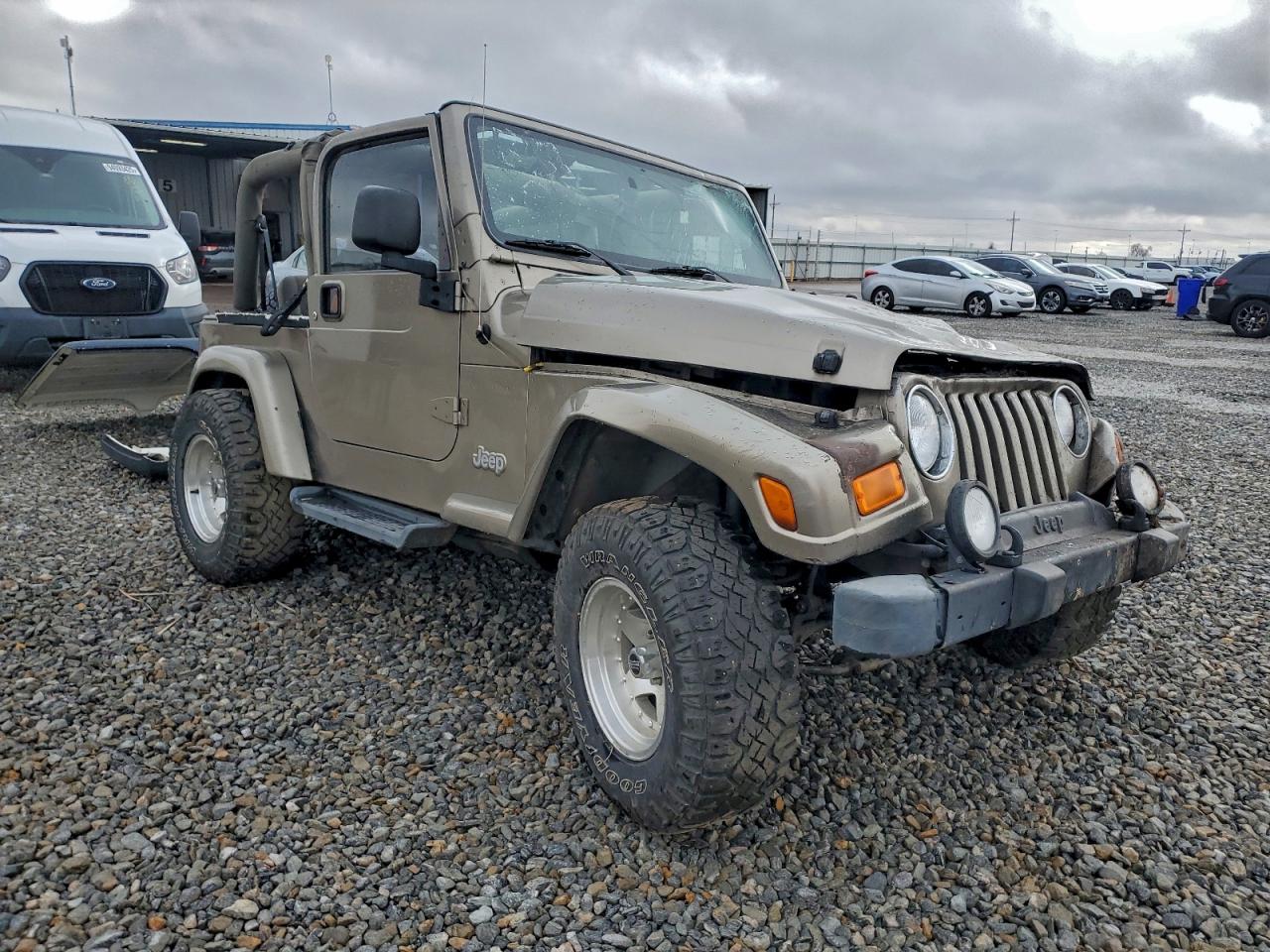 2003 Jeep Wrangler / Tj Sahara Tan vin: 1J4FA59S13P311953