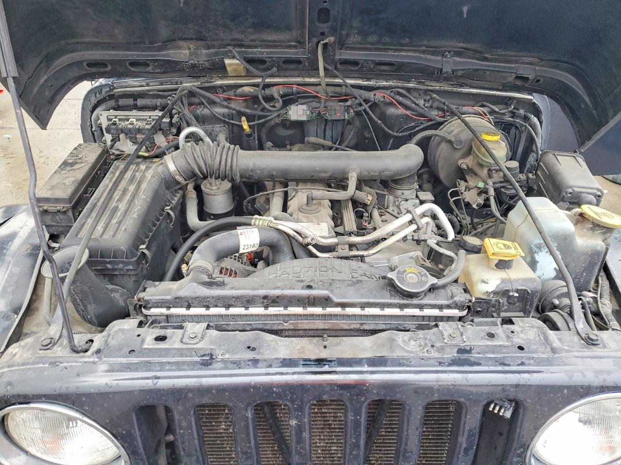 2000 Jeep Wrangler / Tj Sahara Black vin: 1J4FA59S2YP786874