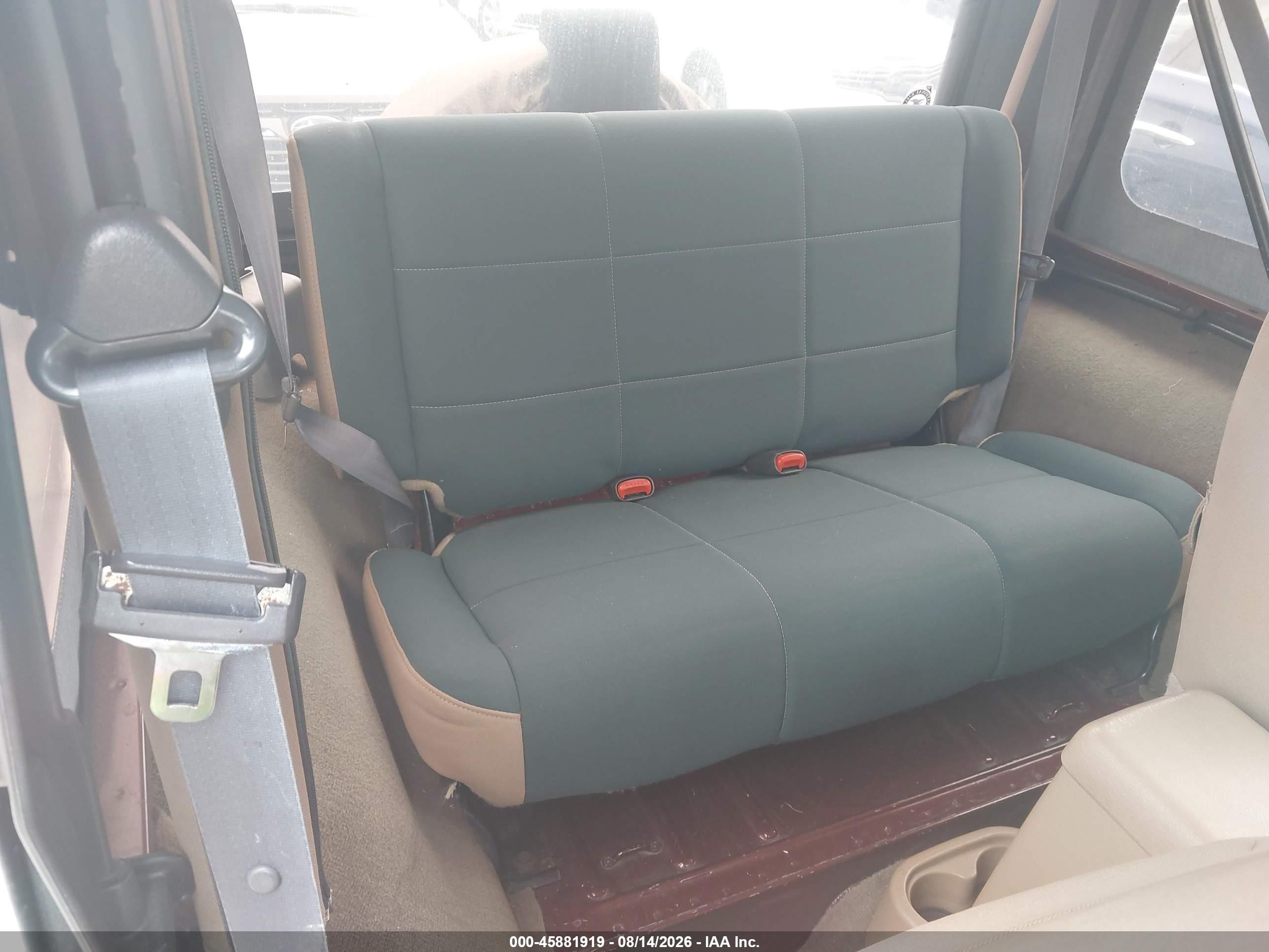 2001 Jeep Wrangler Sahara Бордовый vin: 1J4FA59S31P373982