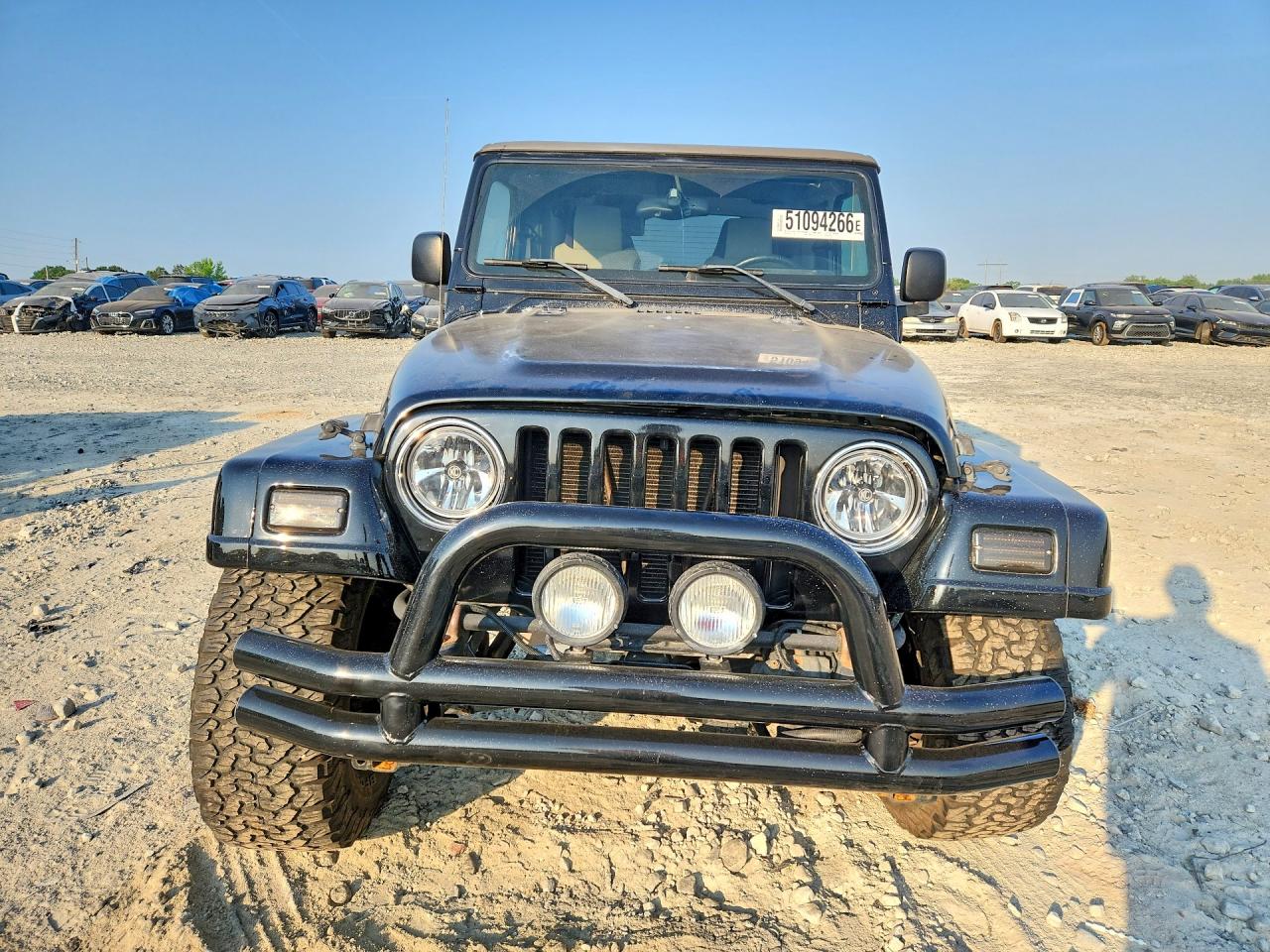 2003 Jeep Wrangler / Tj Sahara Black vin: 1J4FA59S33P365416
