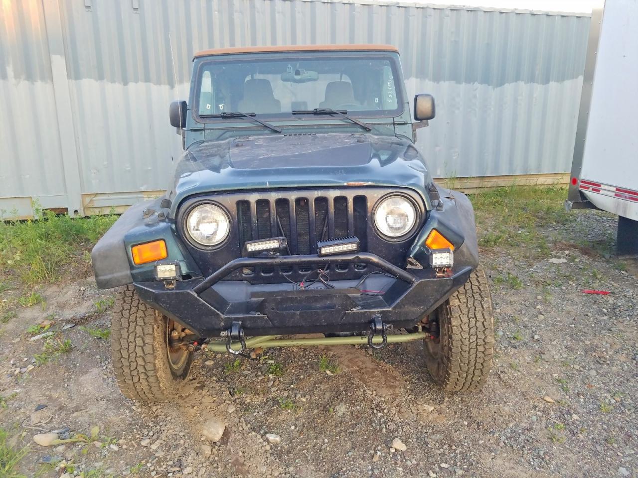 2004 Jeep Wrangler / Tj Sahara Green vin: 1J4FA59S34P769513