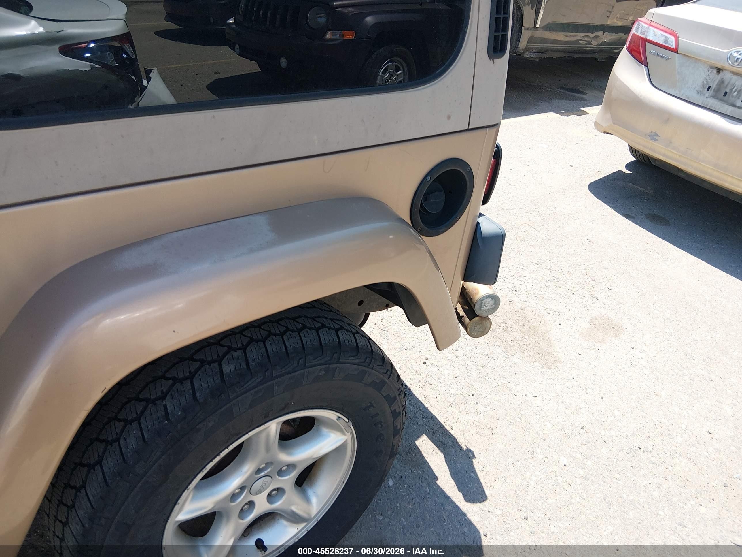 2000 Jeep Wrangler Sahara Tan vin: 1J4FA59S4YP749311