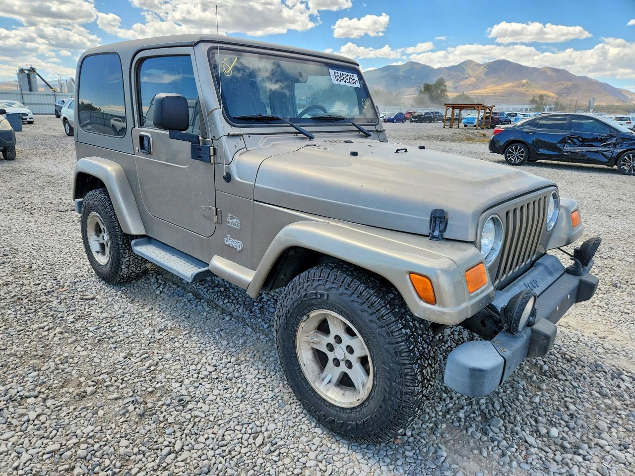 2004 Jeep Wrangler / Tj Sahara Gold vin: 1J4FA59S54P738649