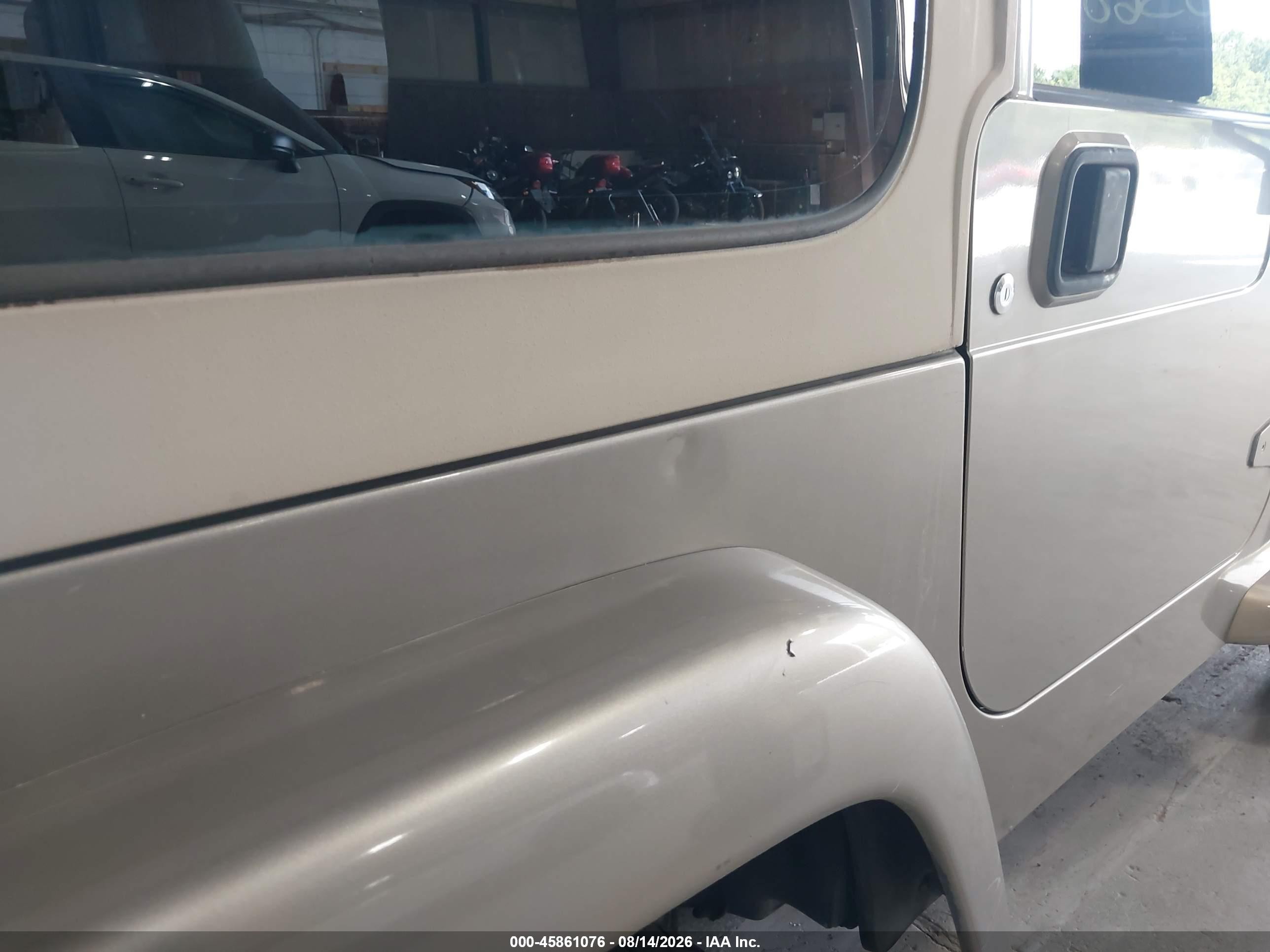 2004 Jeep Wrangler Sahara Желто-коричневый vin: 1J4FA59S64P757582