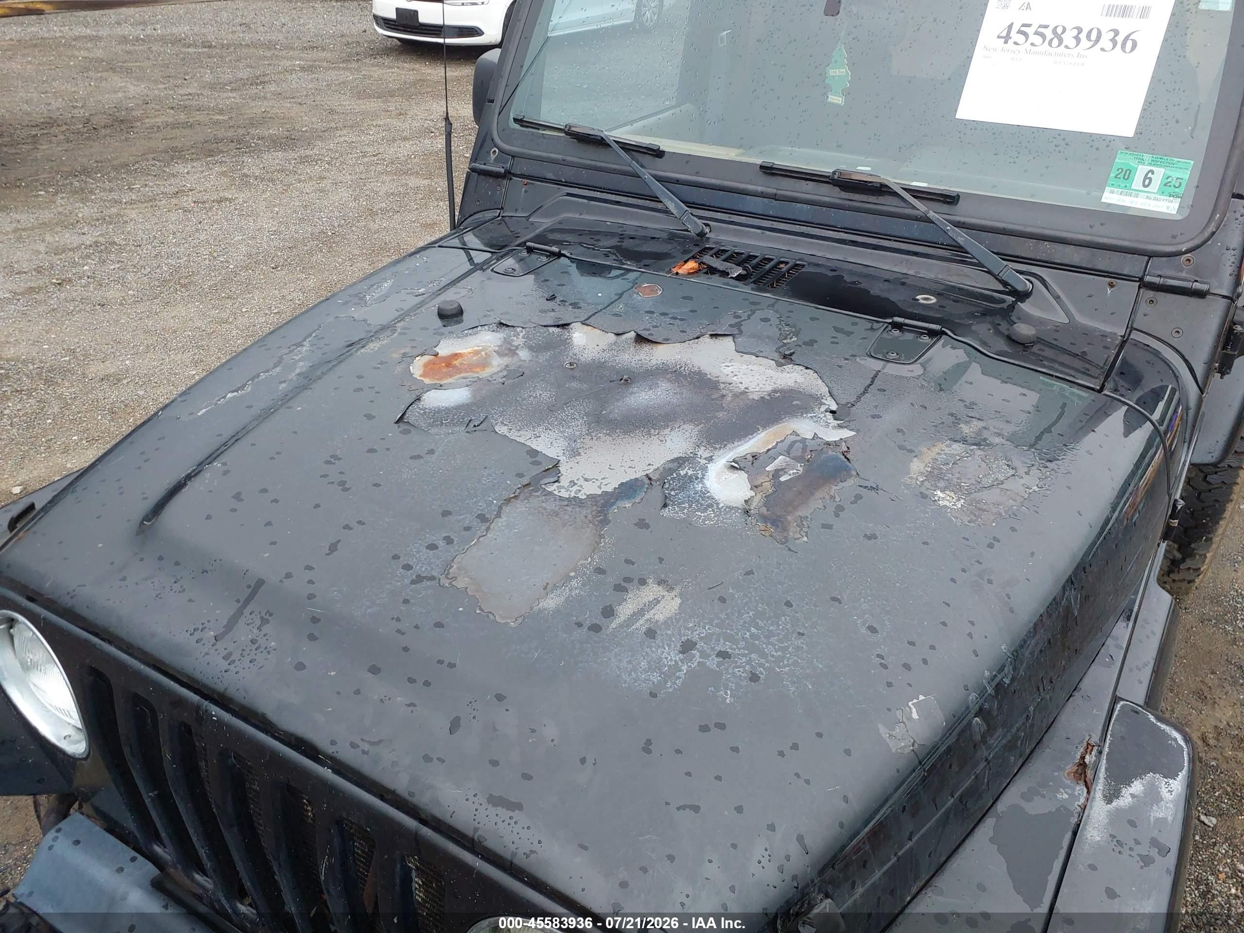 2000 Jeep Wrangler Sahara Black vin: 1J4FA59S6YP721512