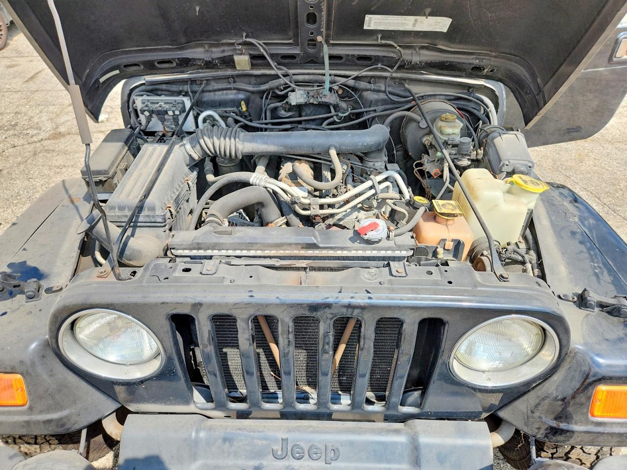2000 Jeep Wrangler / Tj Sahara Black vin: 1J4FA59S6YP778745